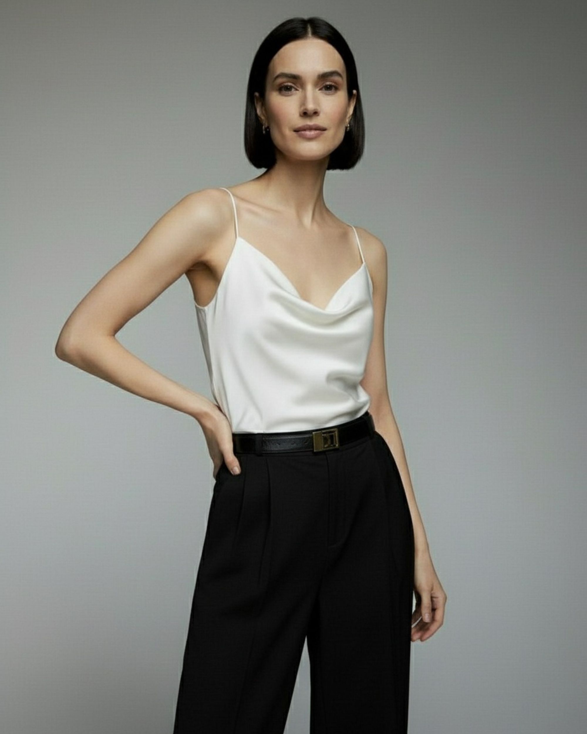 MARGOT silk top - ecru