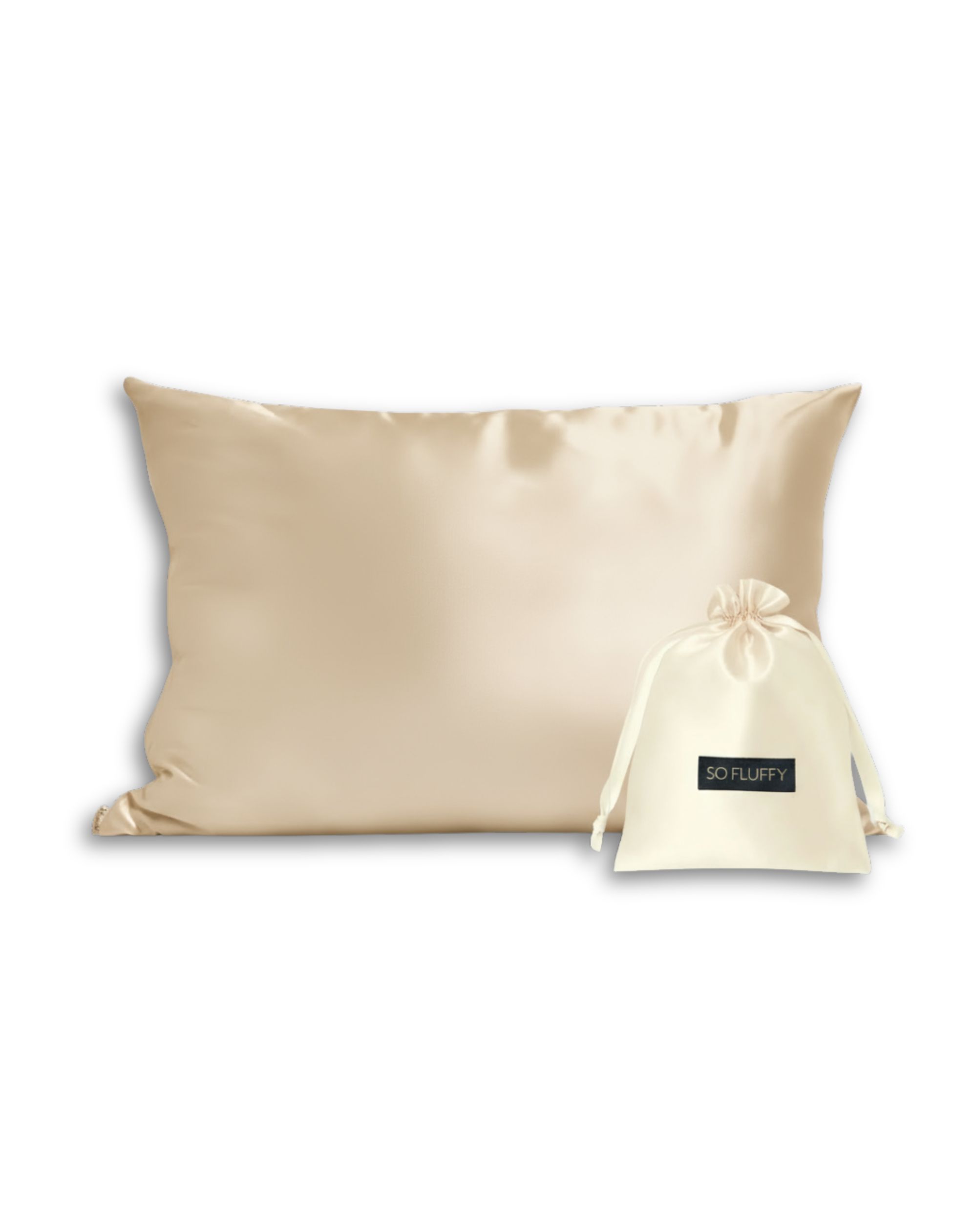 Silk pillowcase - champagne