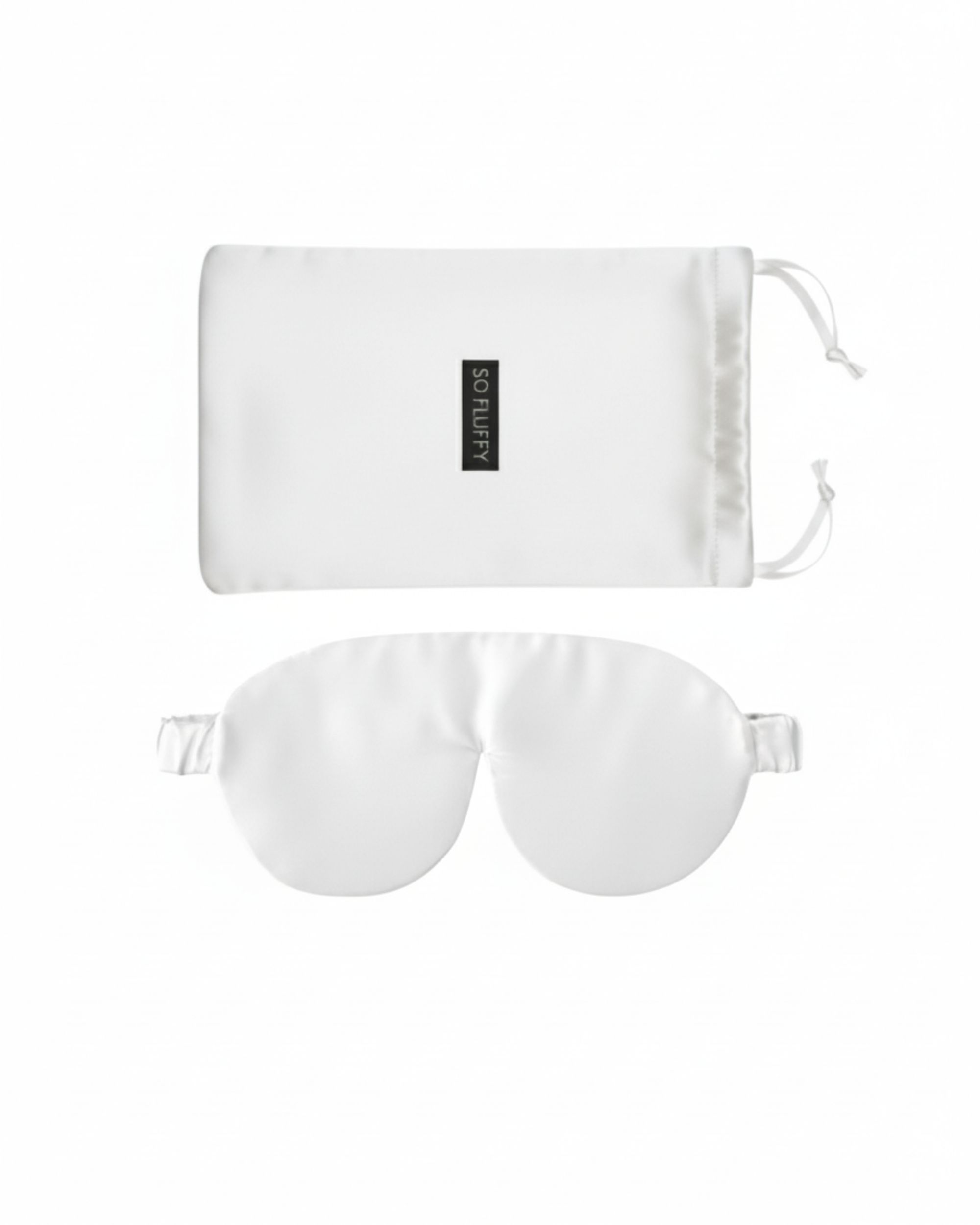 Silk eye mask – ecru