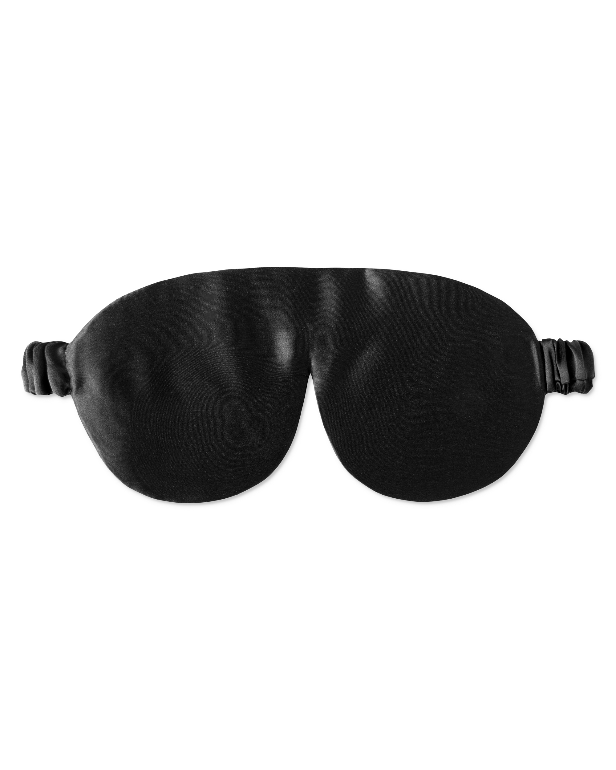 Silk eye mask - black