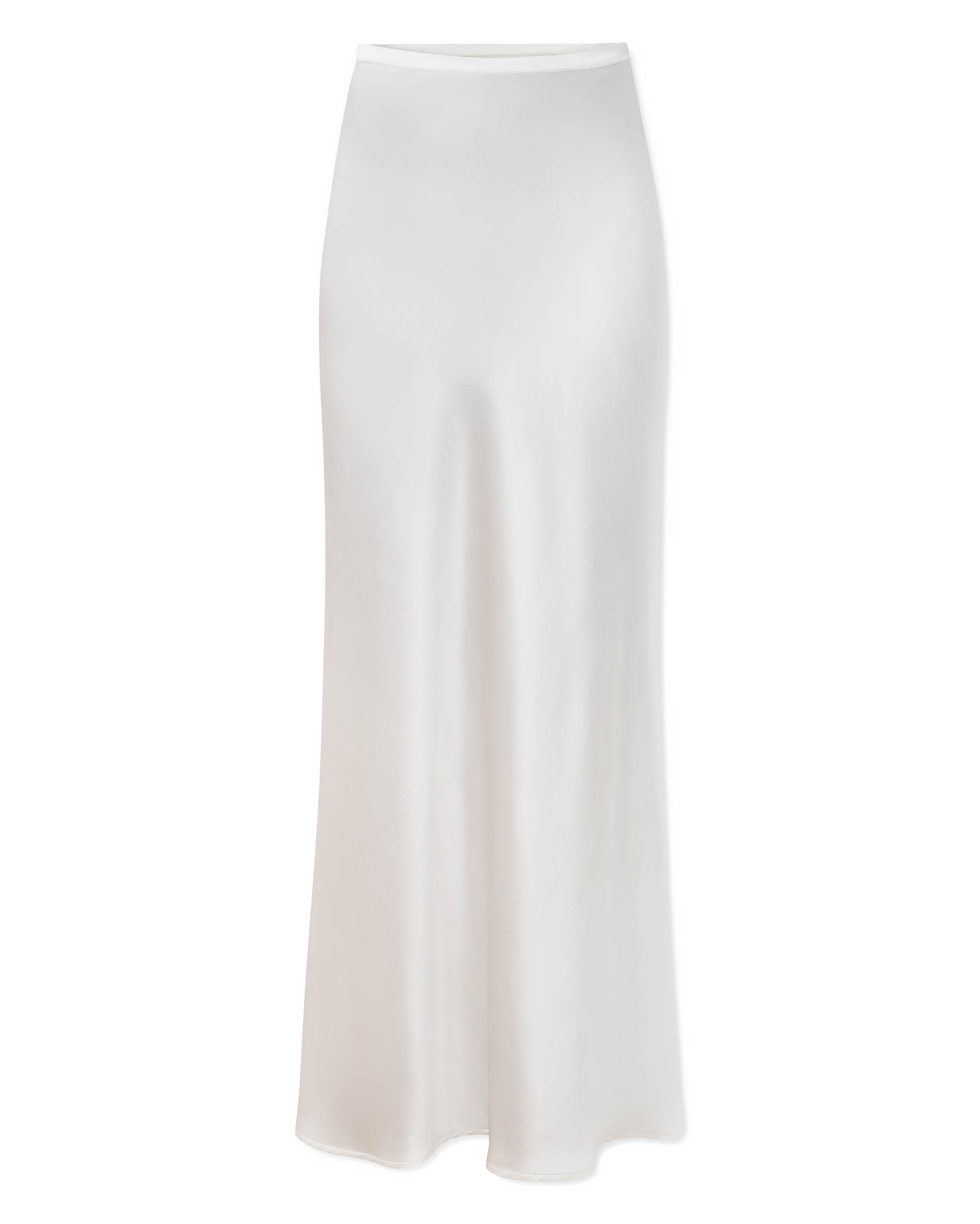 Flores silk skirt - ecru