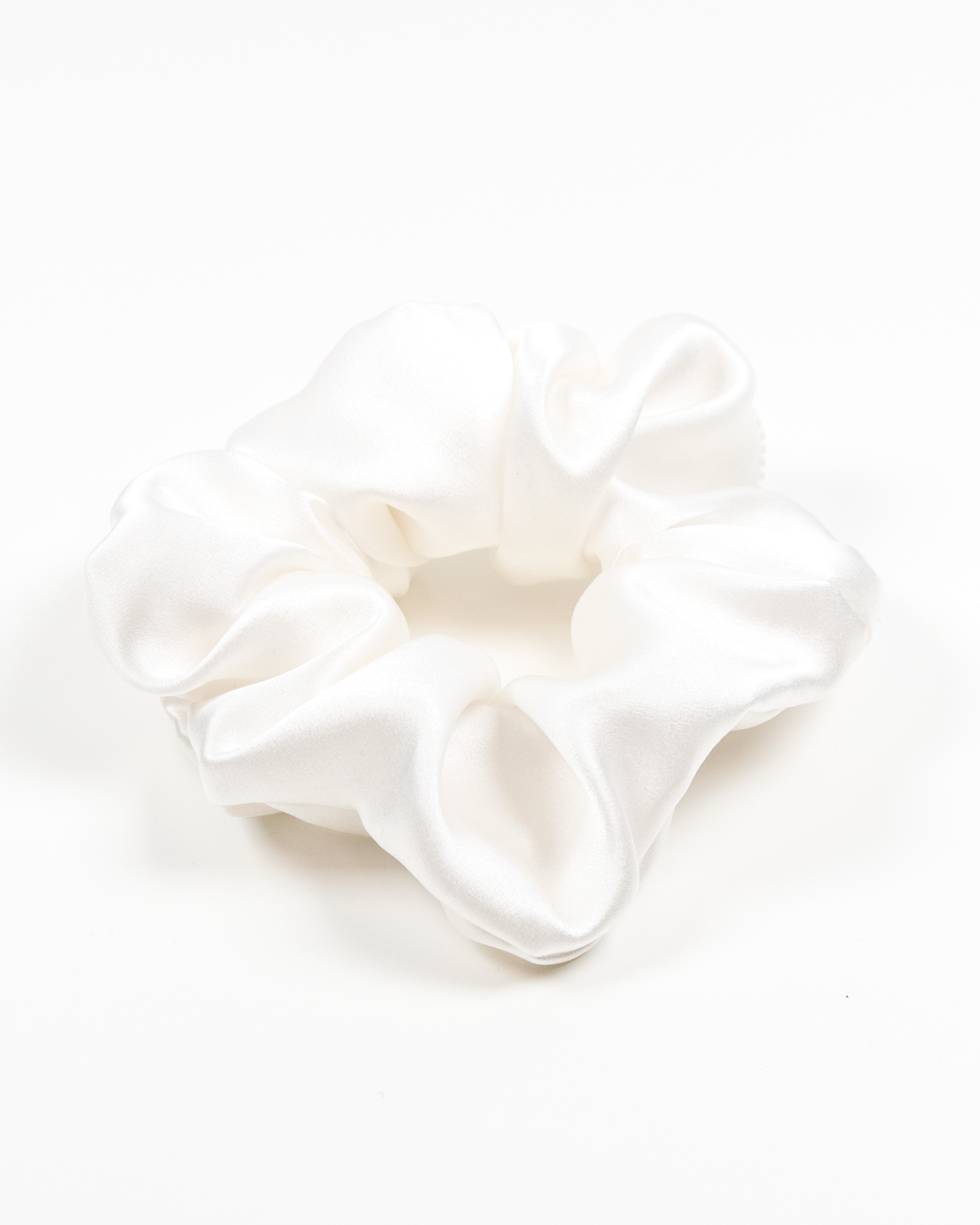 Silk maxi scrunchie - ecru