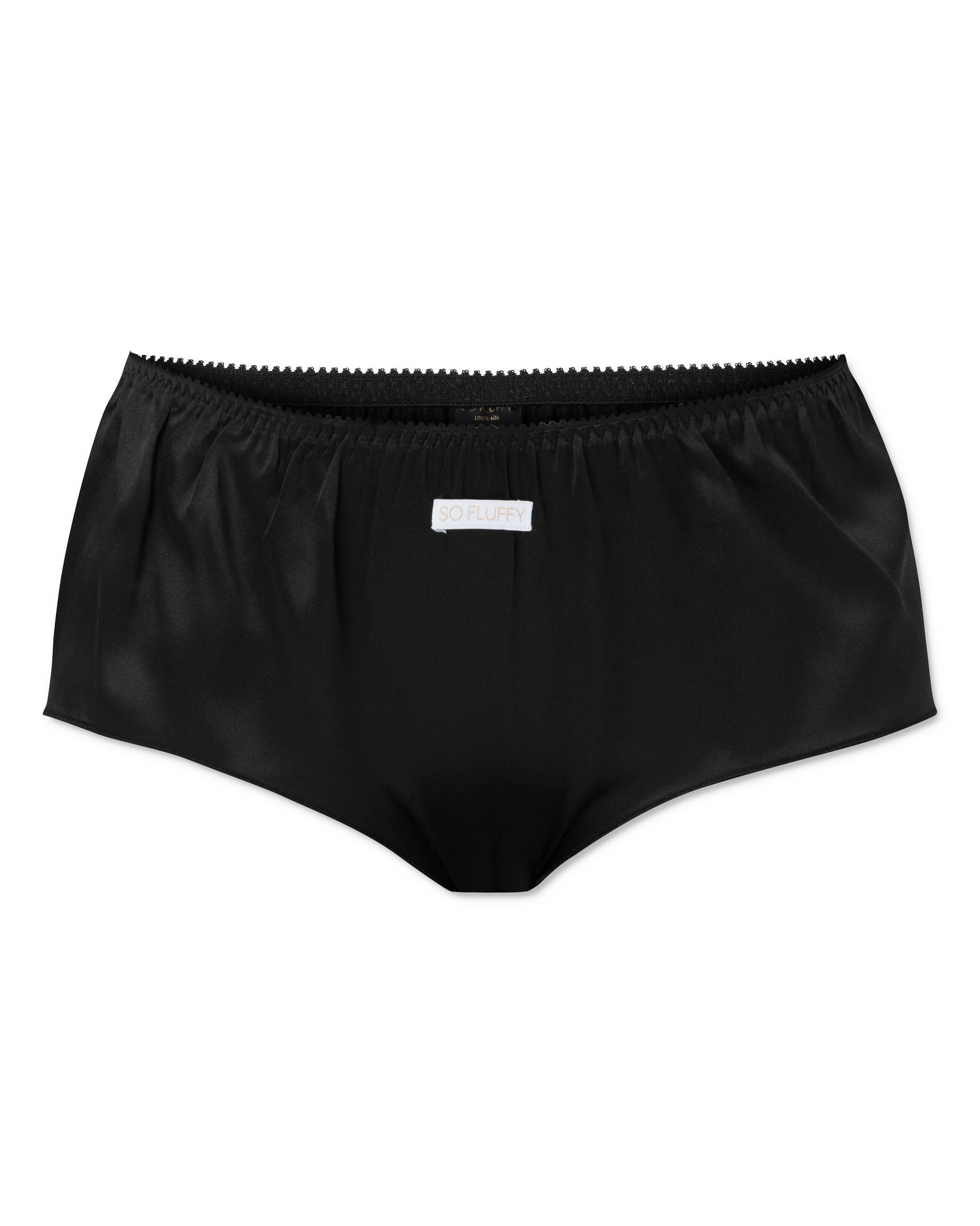 Silk panties - black