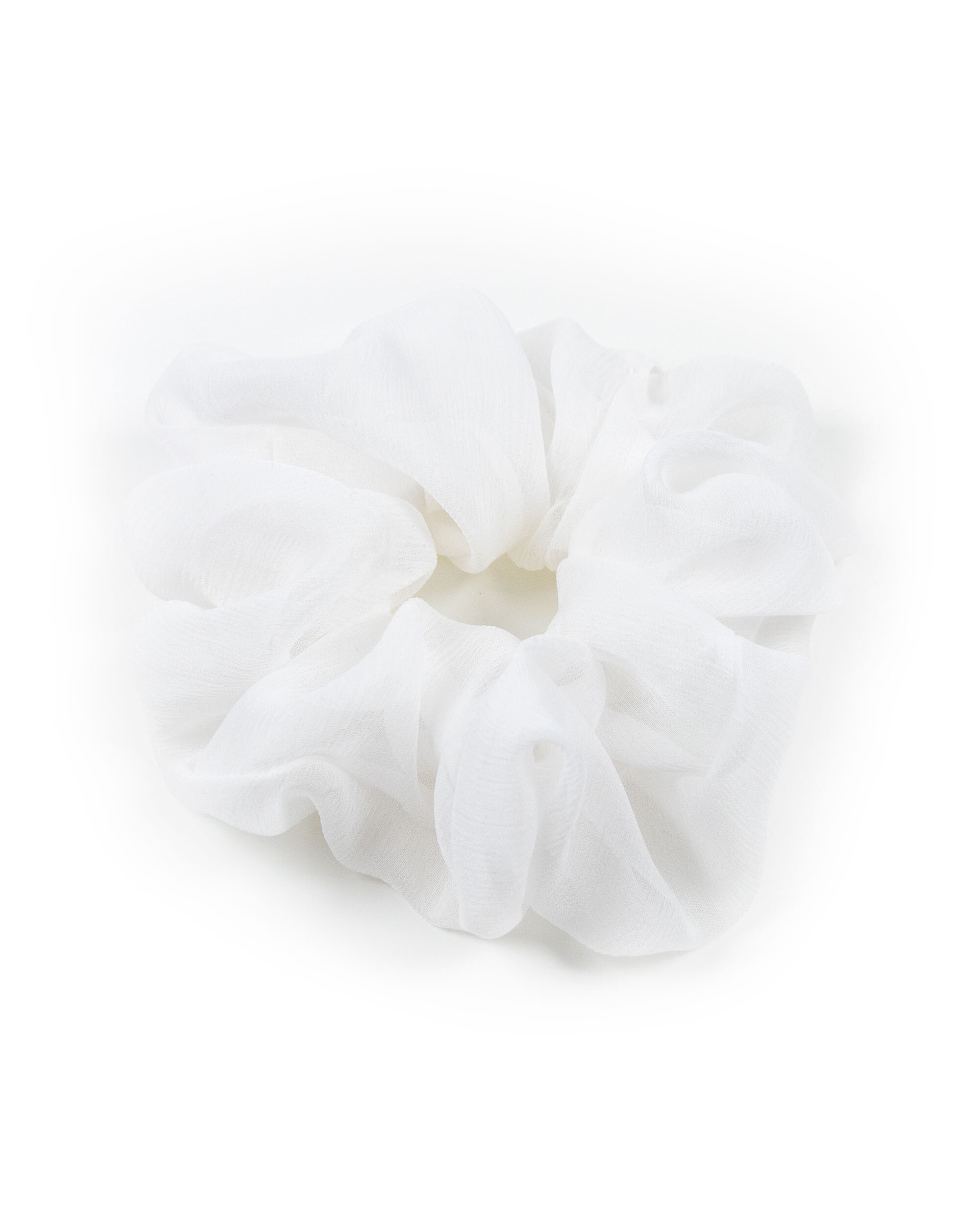 Silk hair band - Giselle - ecru