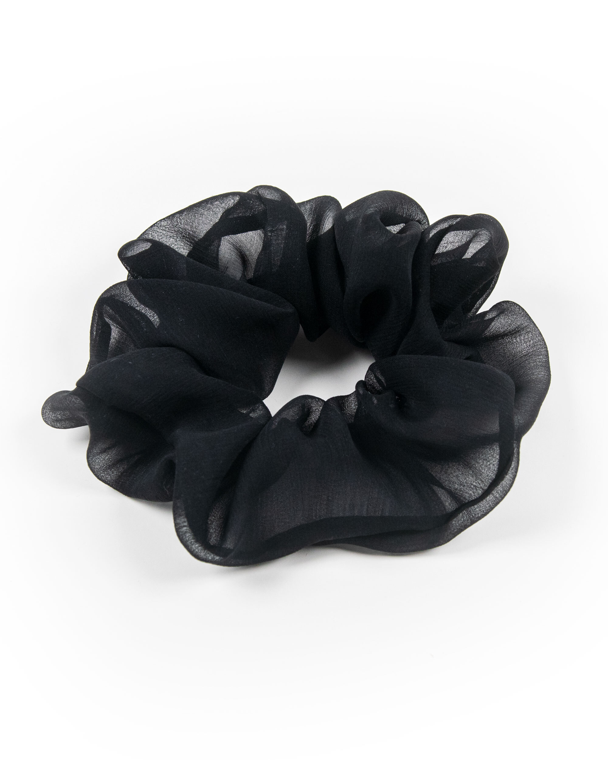 Silk hair band - Giselle - black
