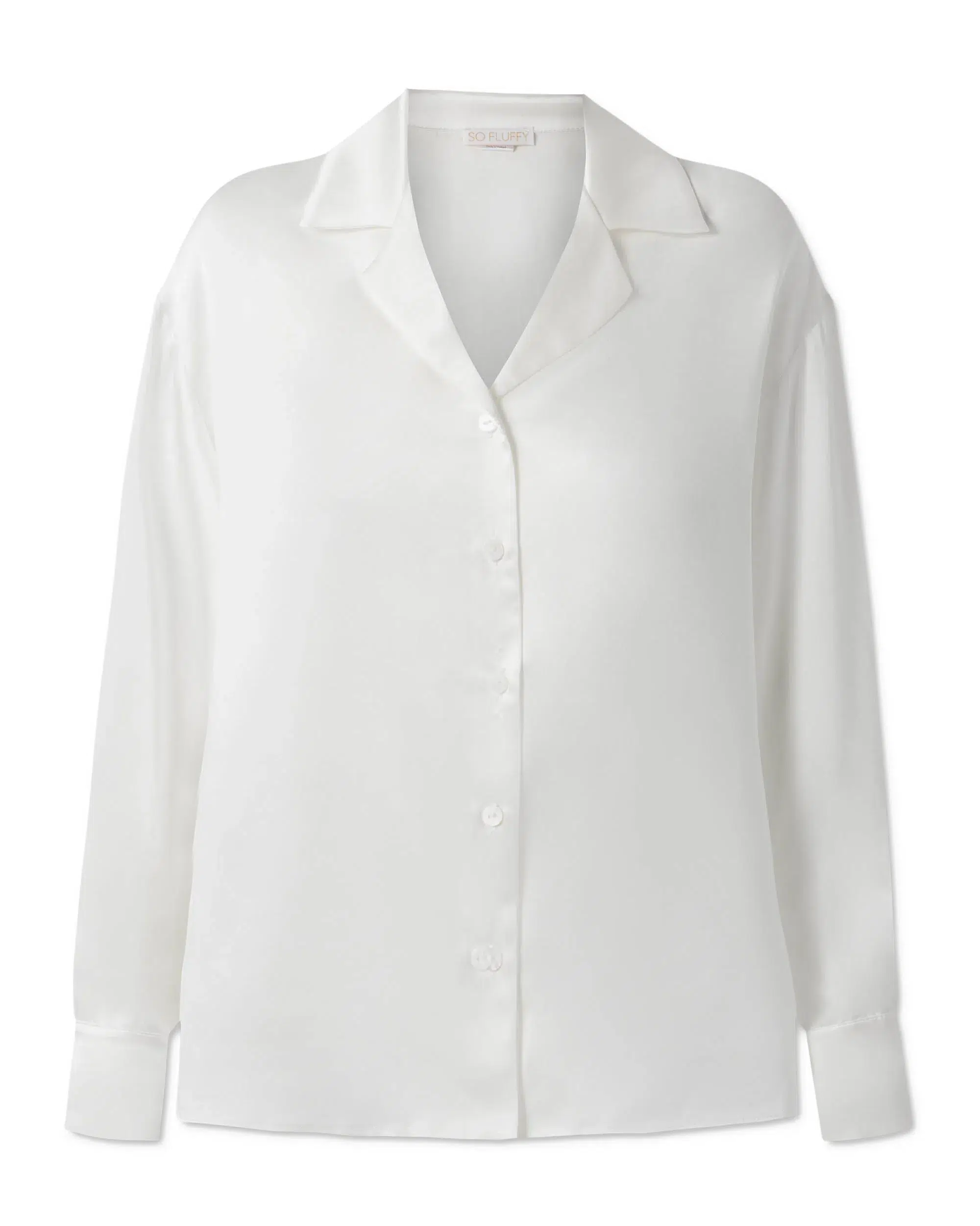 SUNRISE silk shirt - ecru - ONE SIZE