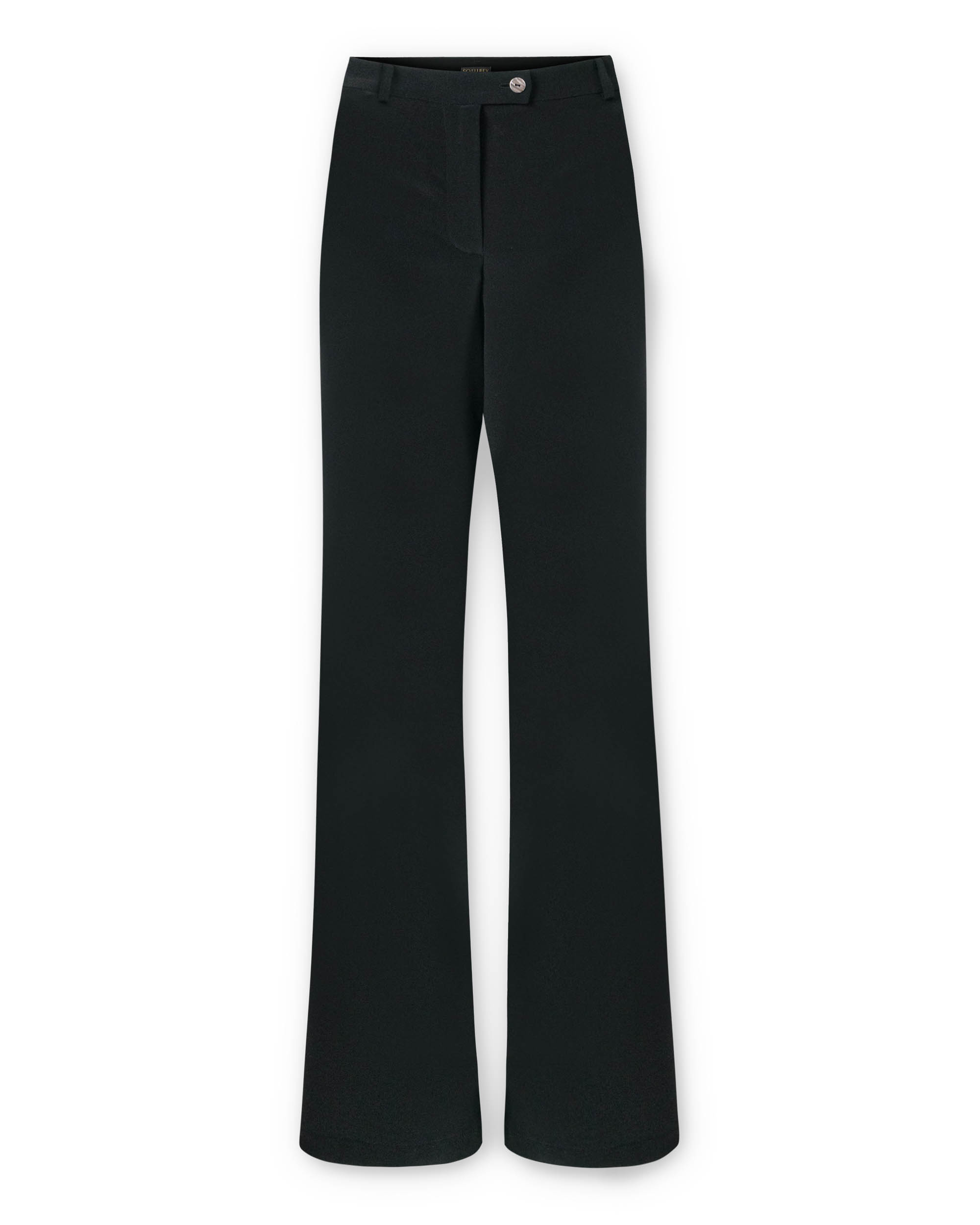 Silk crepe trousers