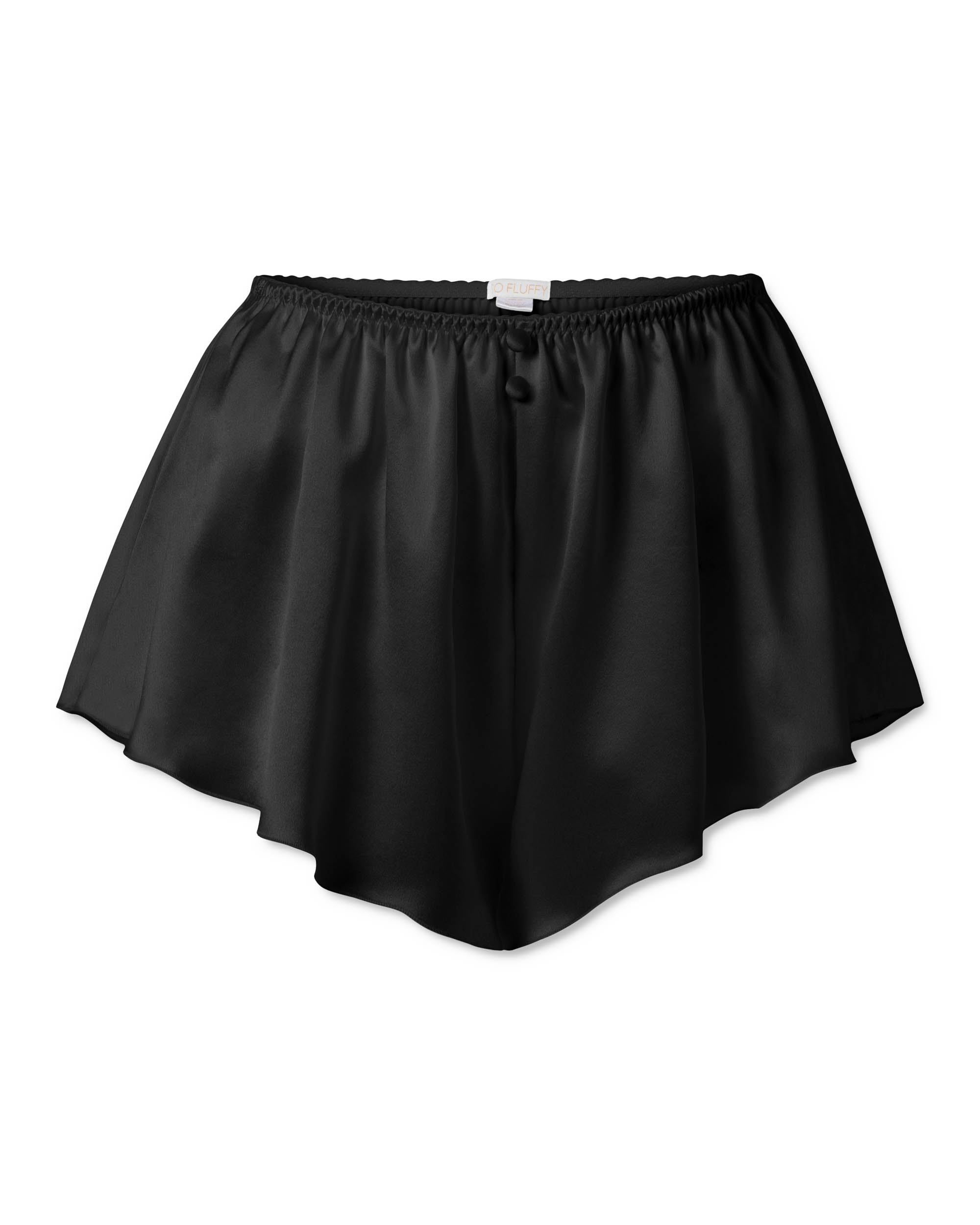POLLY silk sleep shorts - black