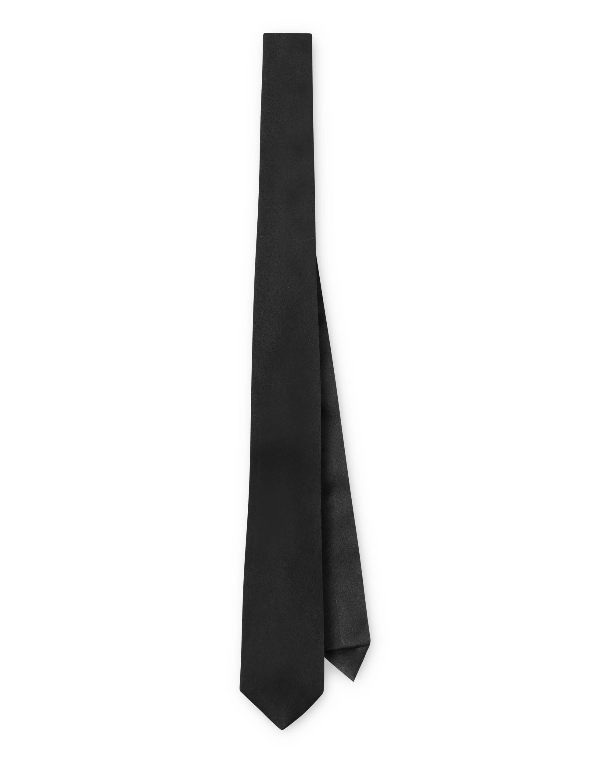 Silk tie - black
