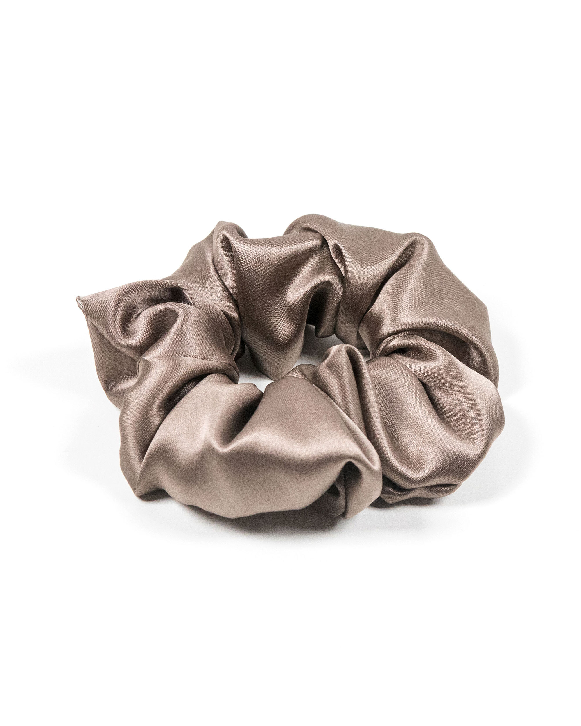 Silk maxi scrunchie - taupe