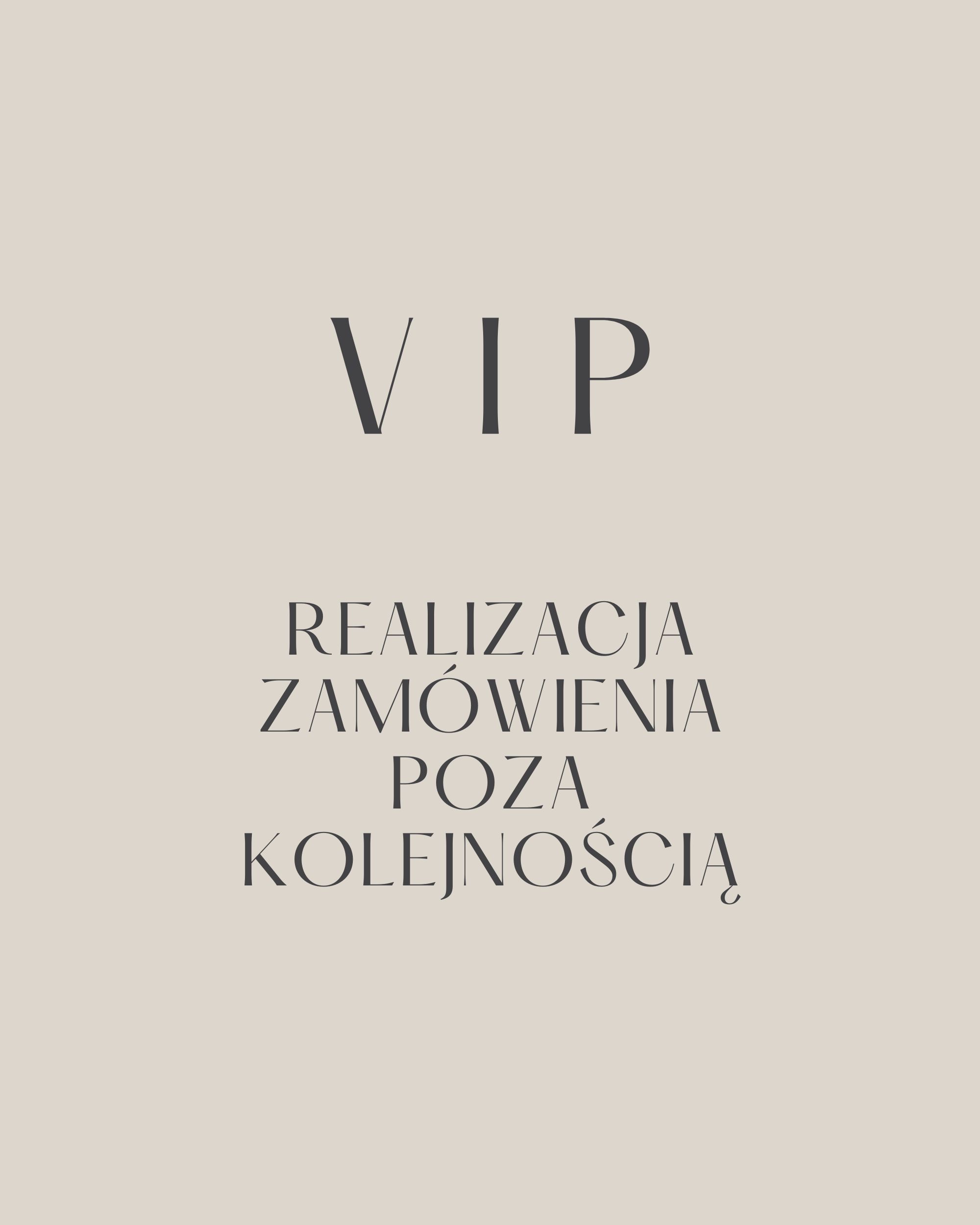 VIP OPTION – PRIORITY ORDER PROCESSING
