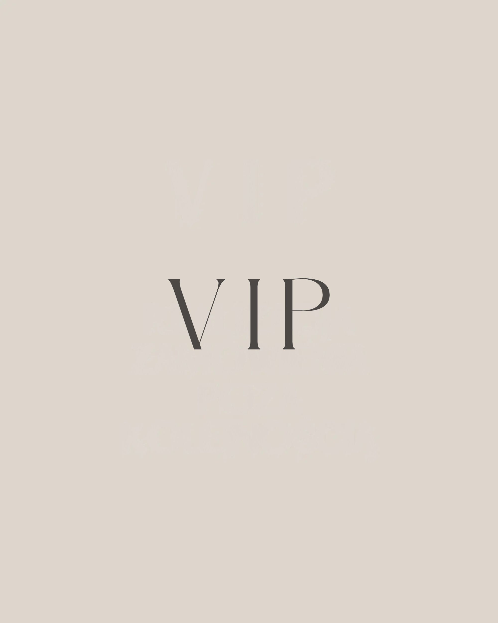 VIP OPTION – PRIORITY ORDER PROCESSING