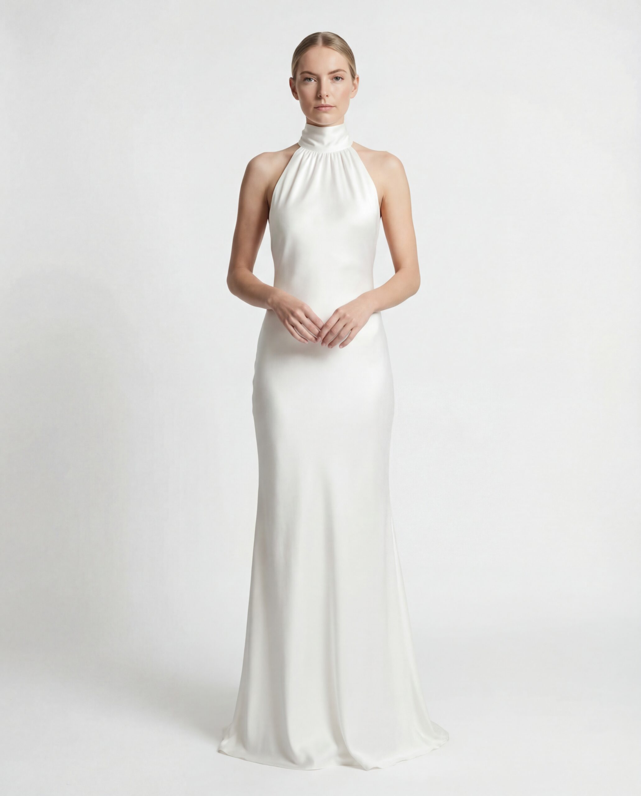 Charlie silk dress - ecru