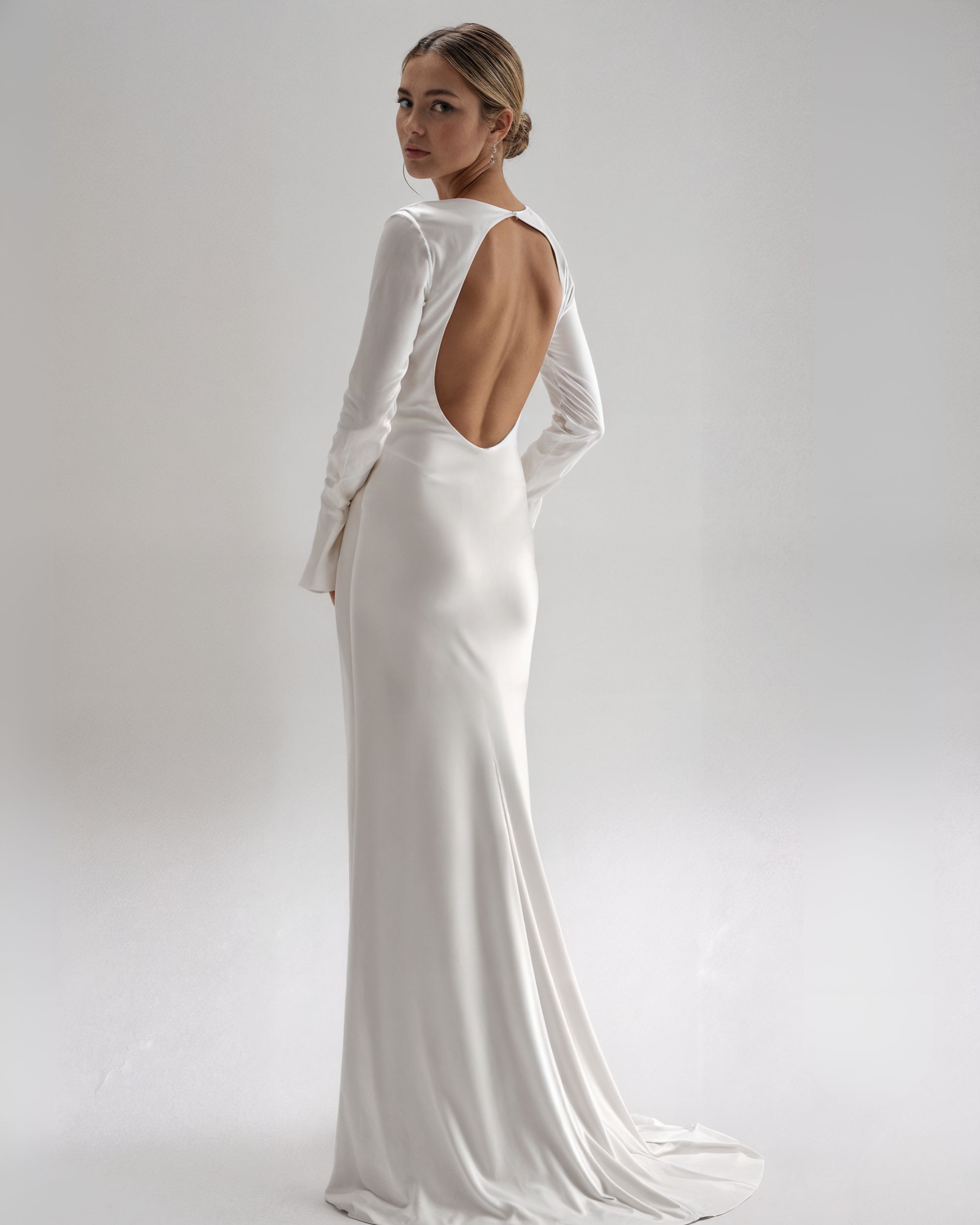 ANNA Silk Wedding Dress – Made to Measure
