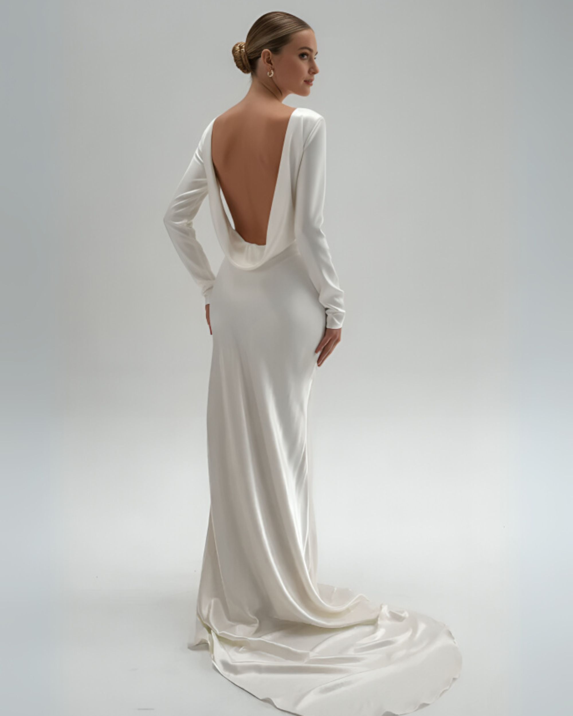 SARA Silk Wedding Dress – Made To Measure