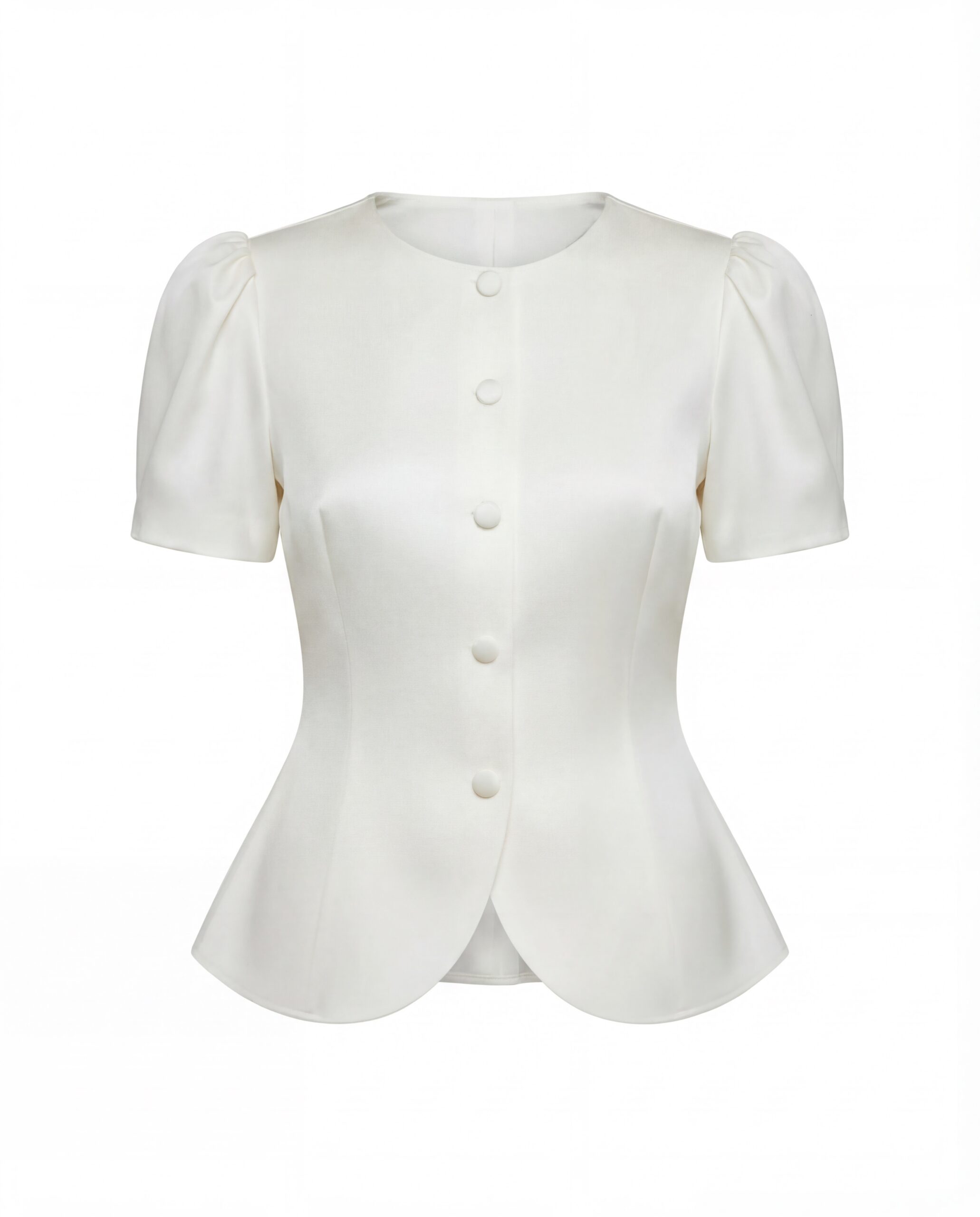 Lou silk blazer - ecru