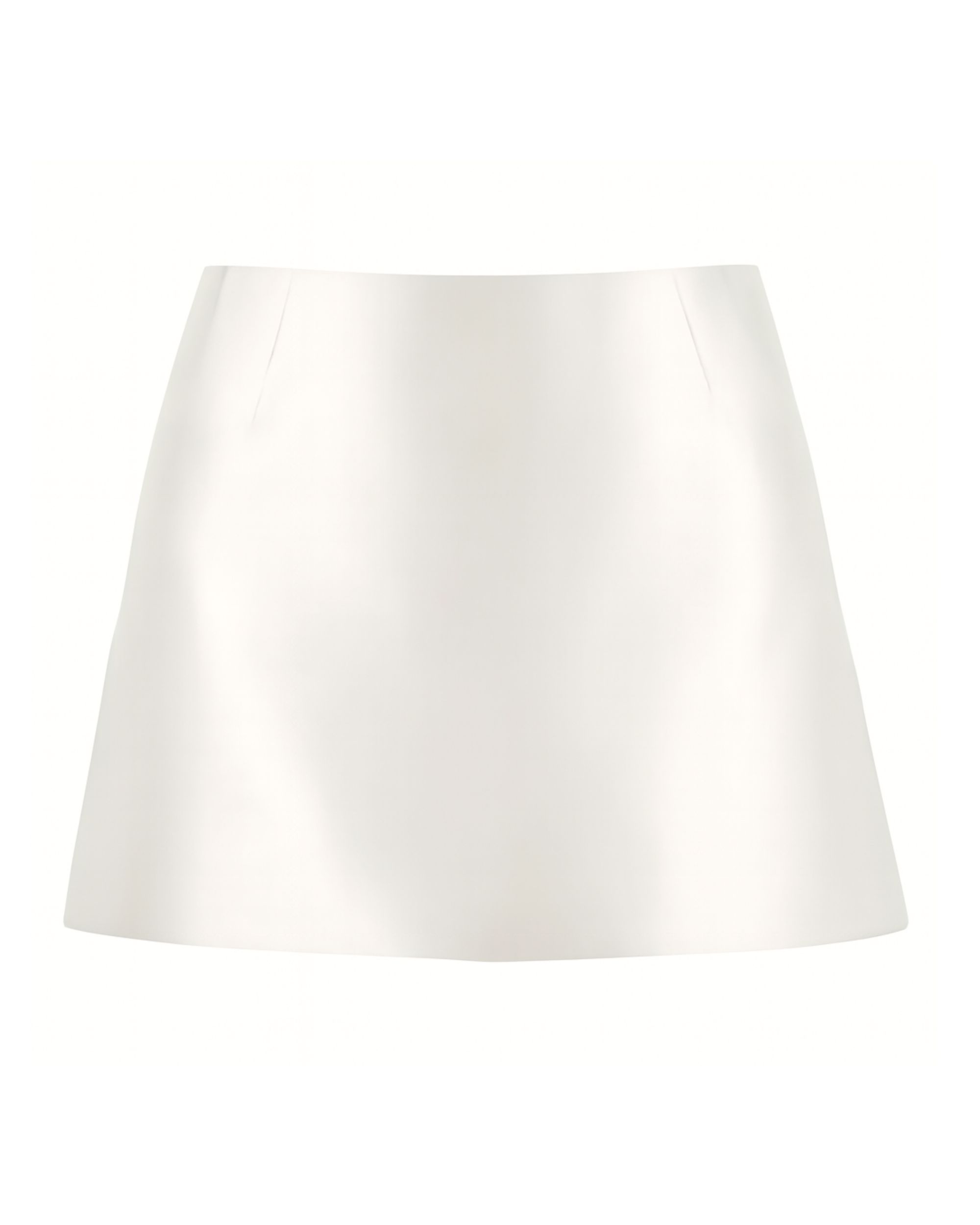Silk mini skirt - Lou - ecru