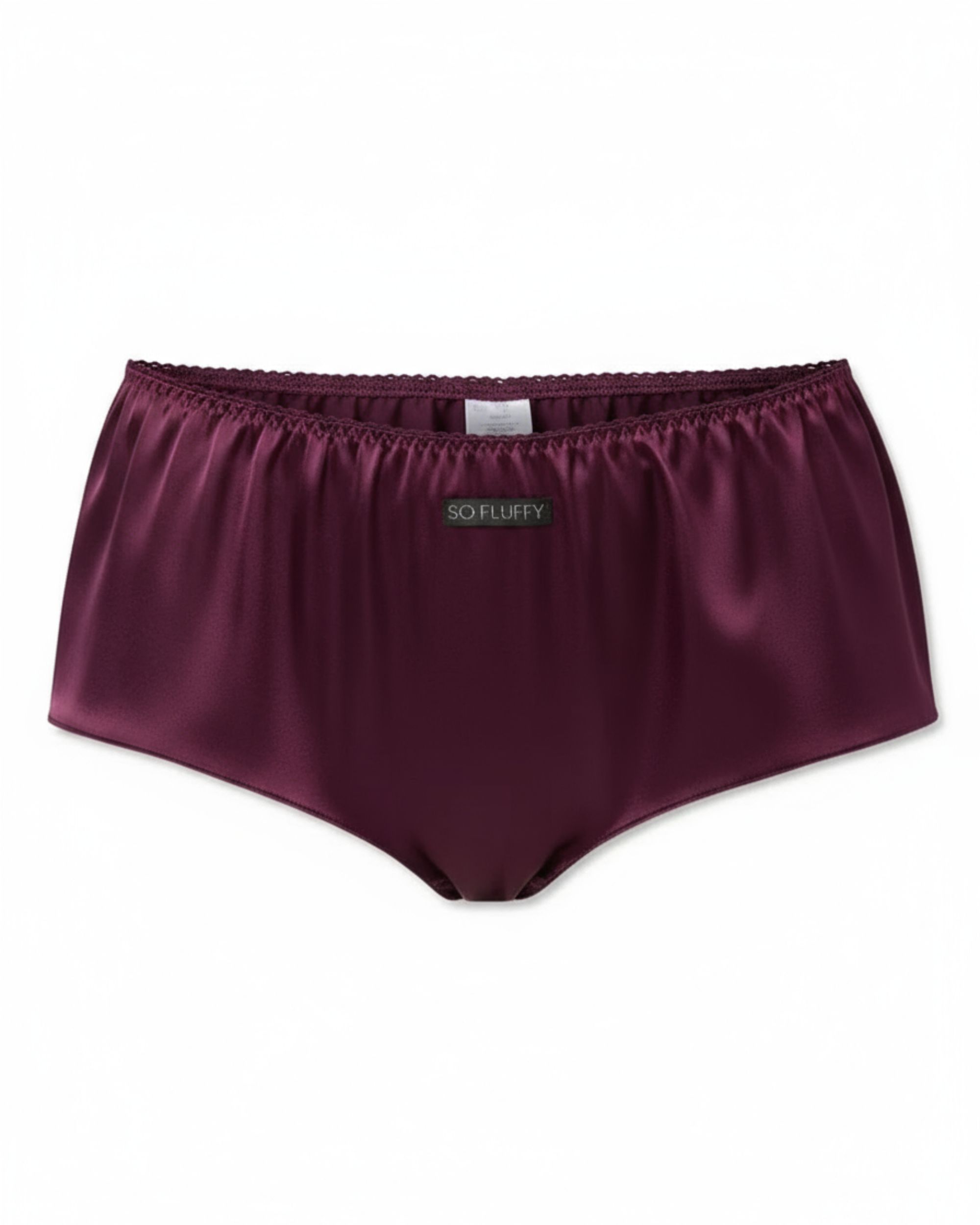Silk panties - plum
