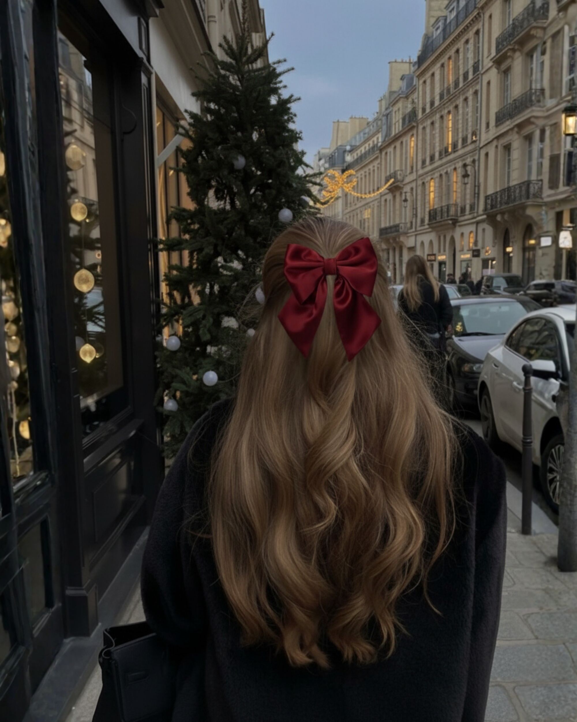 Silk bow - black (Kopia)