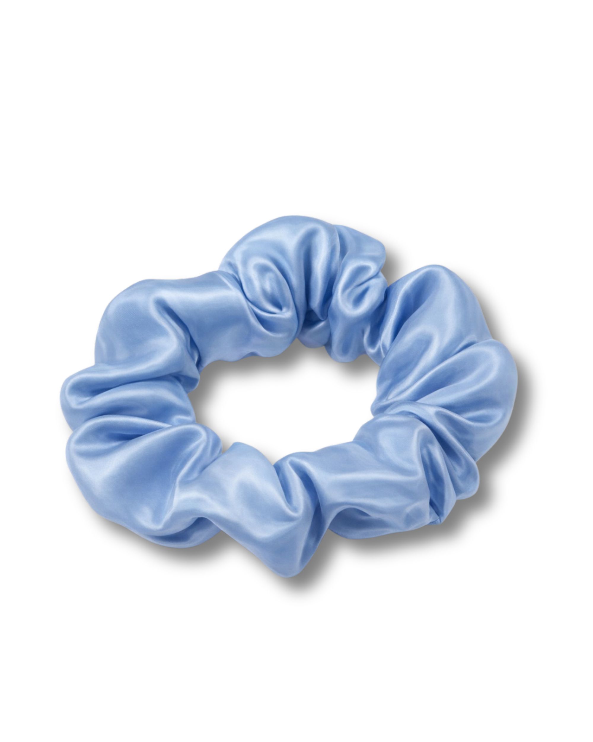 Silk midi scrunchie - black (Kopia)