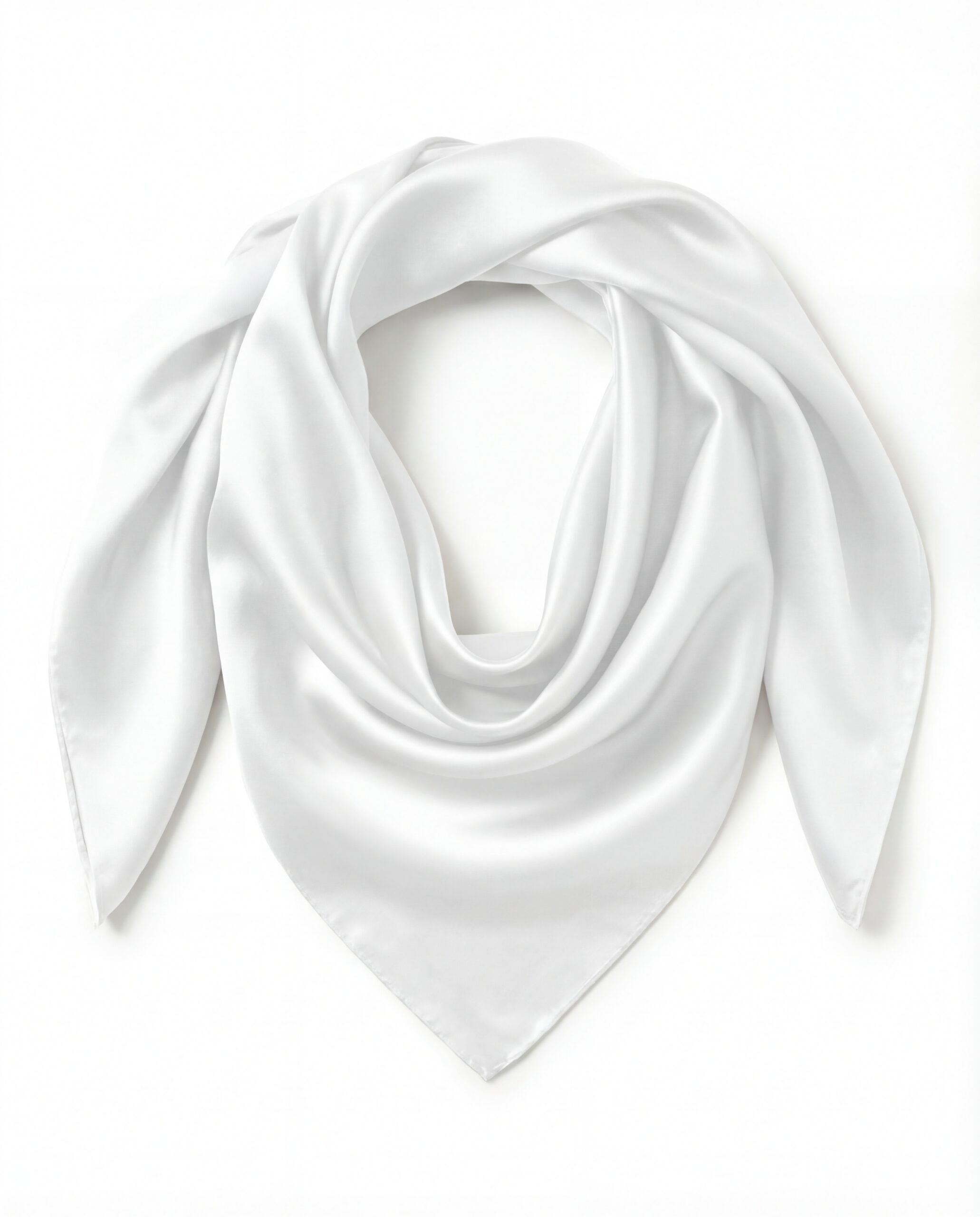 Silk scarf - ecru