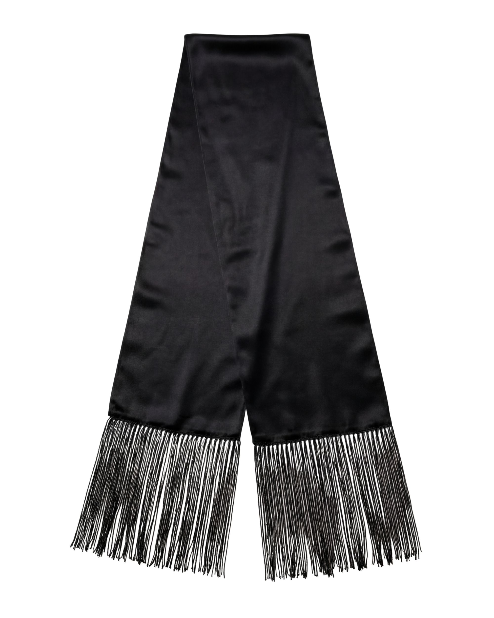 Icon Silk Scarf - Black