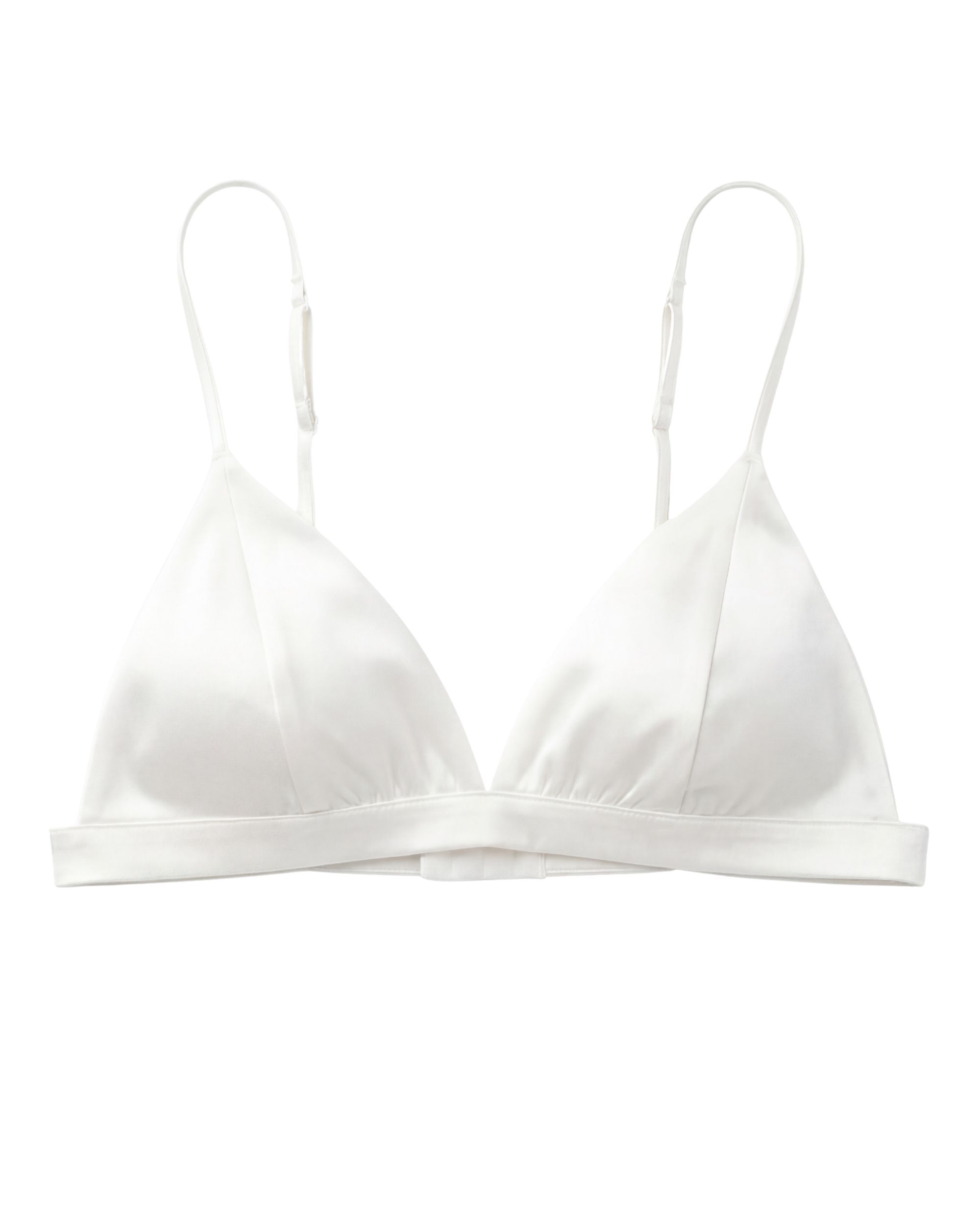 Noir silk bra - ecru