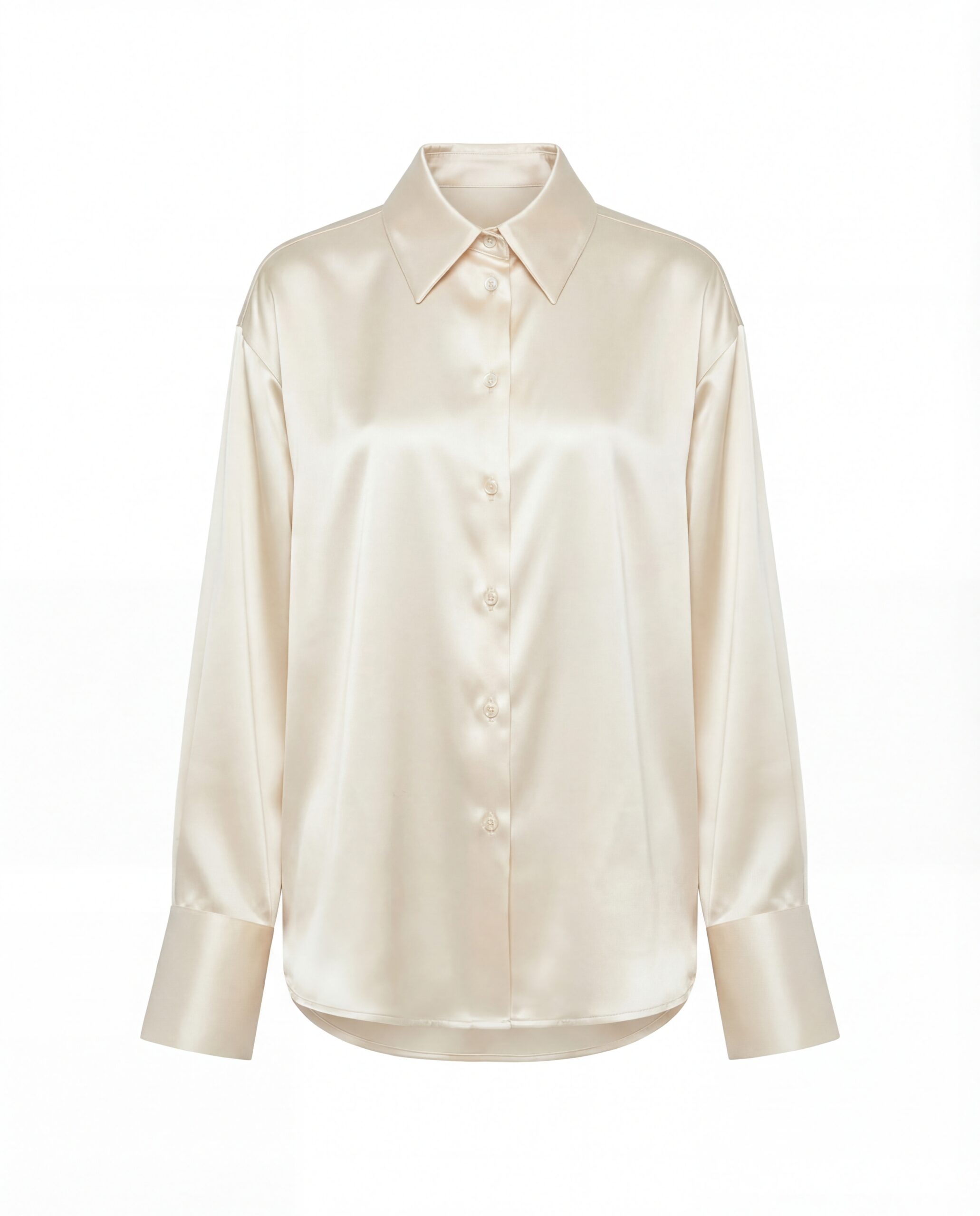Silk shirt Silence - cream