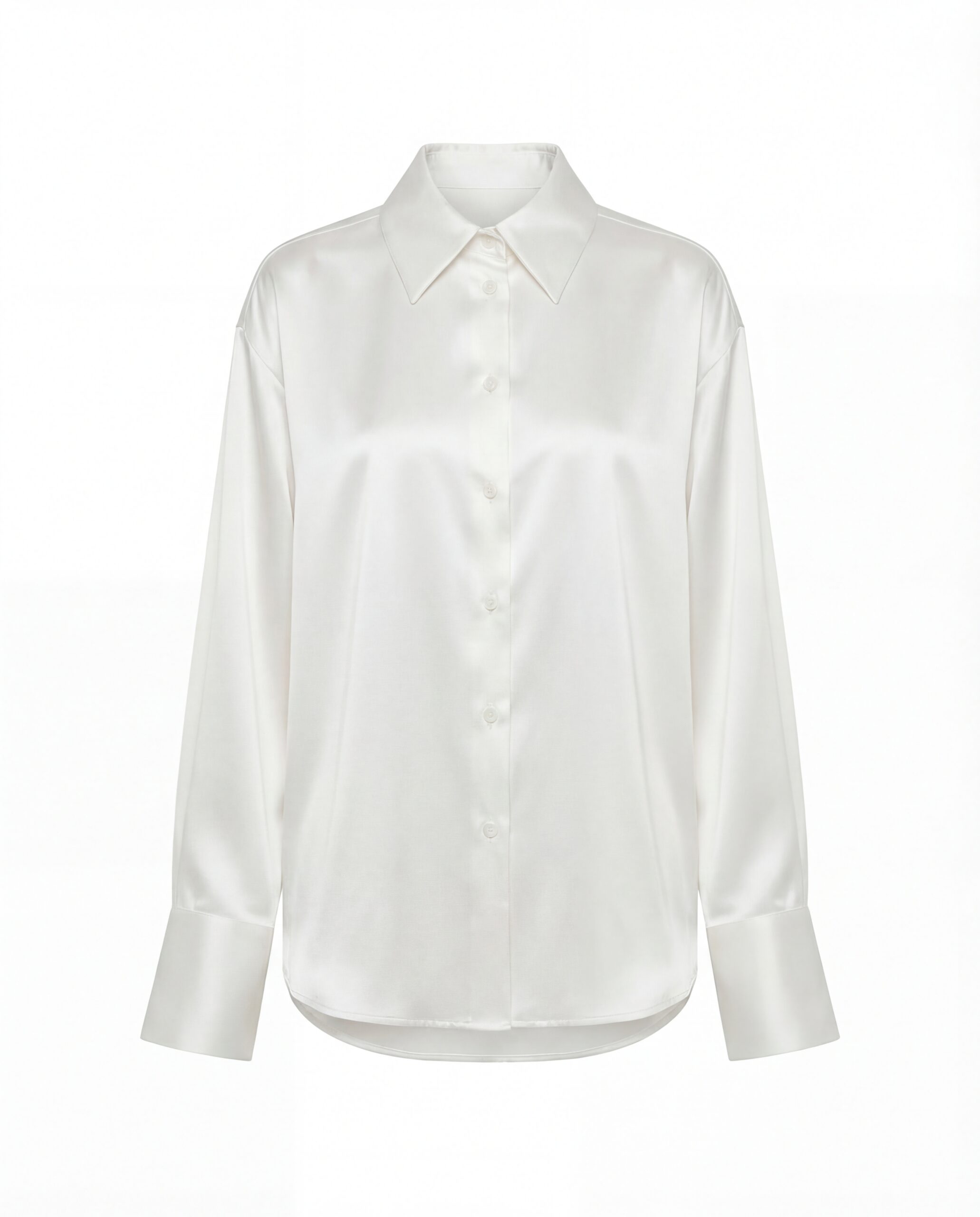 Silence Silk Shirt - Ecru