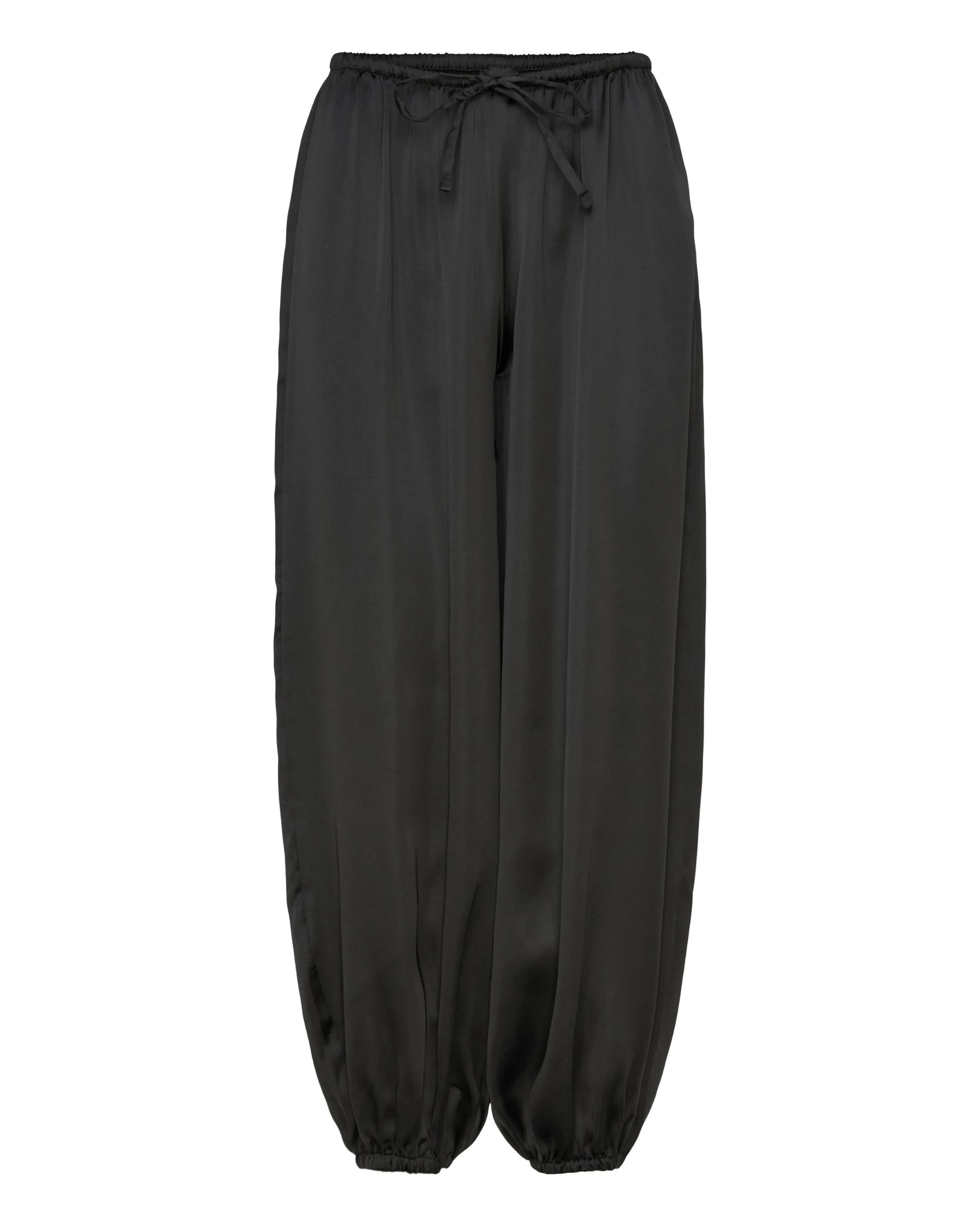 Silk BALLOON Trousers – Black