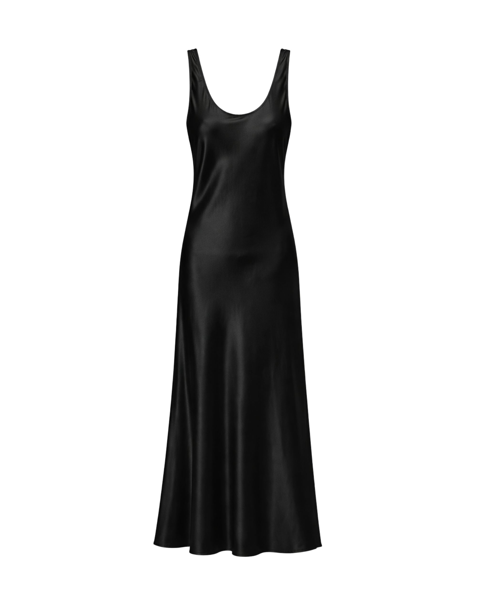 LUMIÈRE silk dress - black