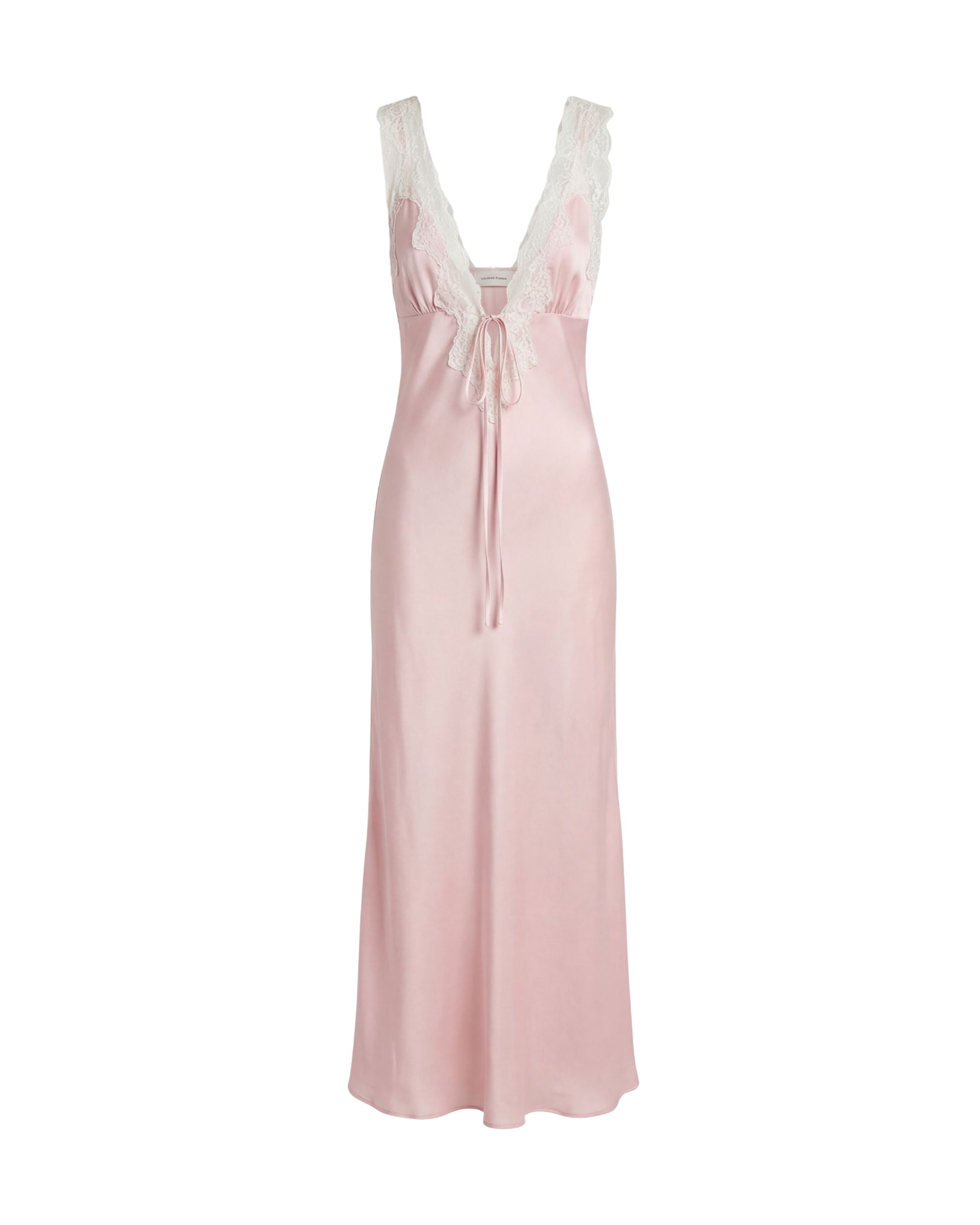 Silk Lace Dress Rosé