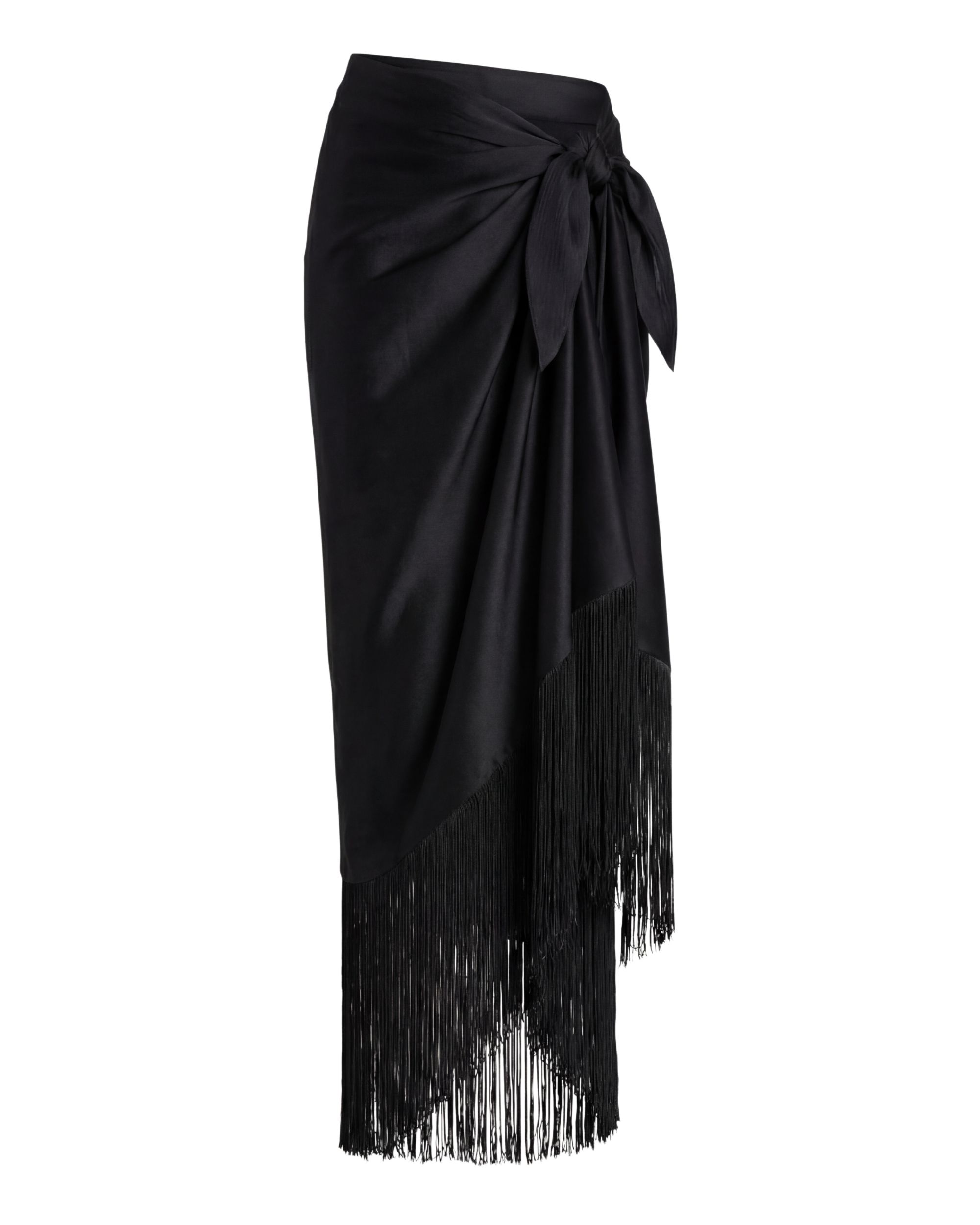 Muse Silk Sarong - Black