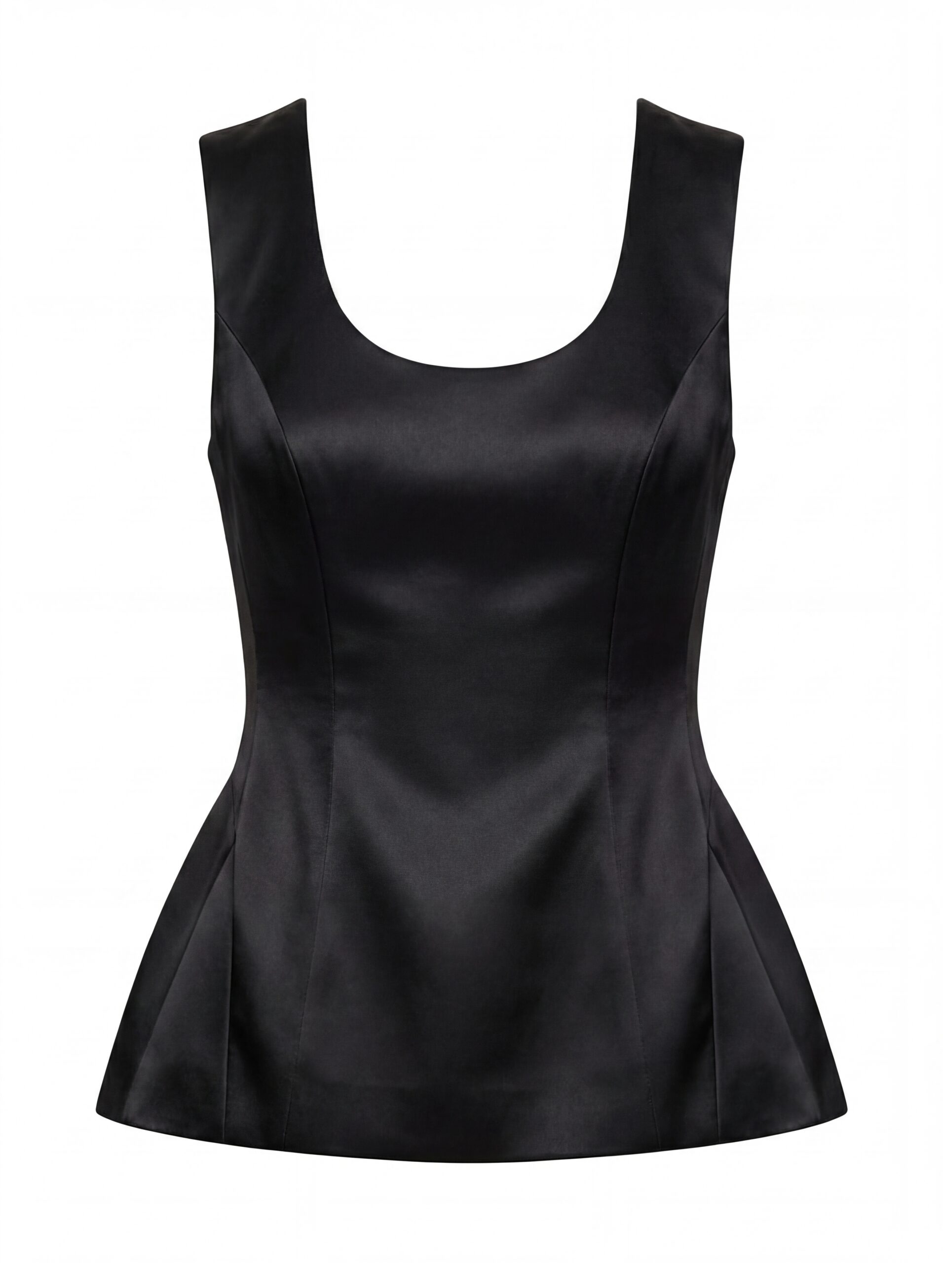 Eliza Silk Top - black