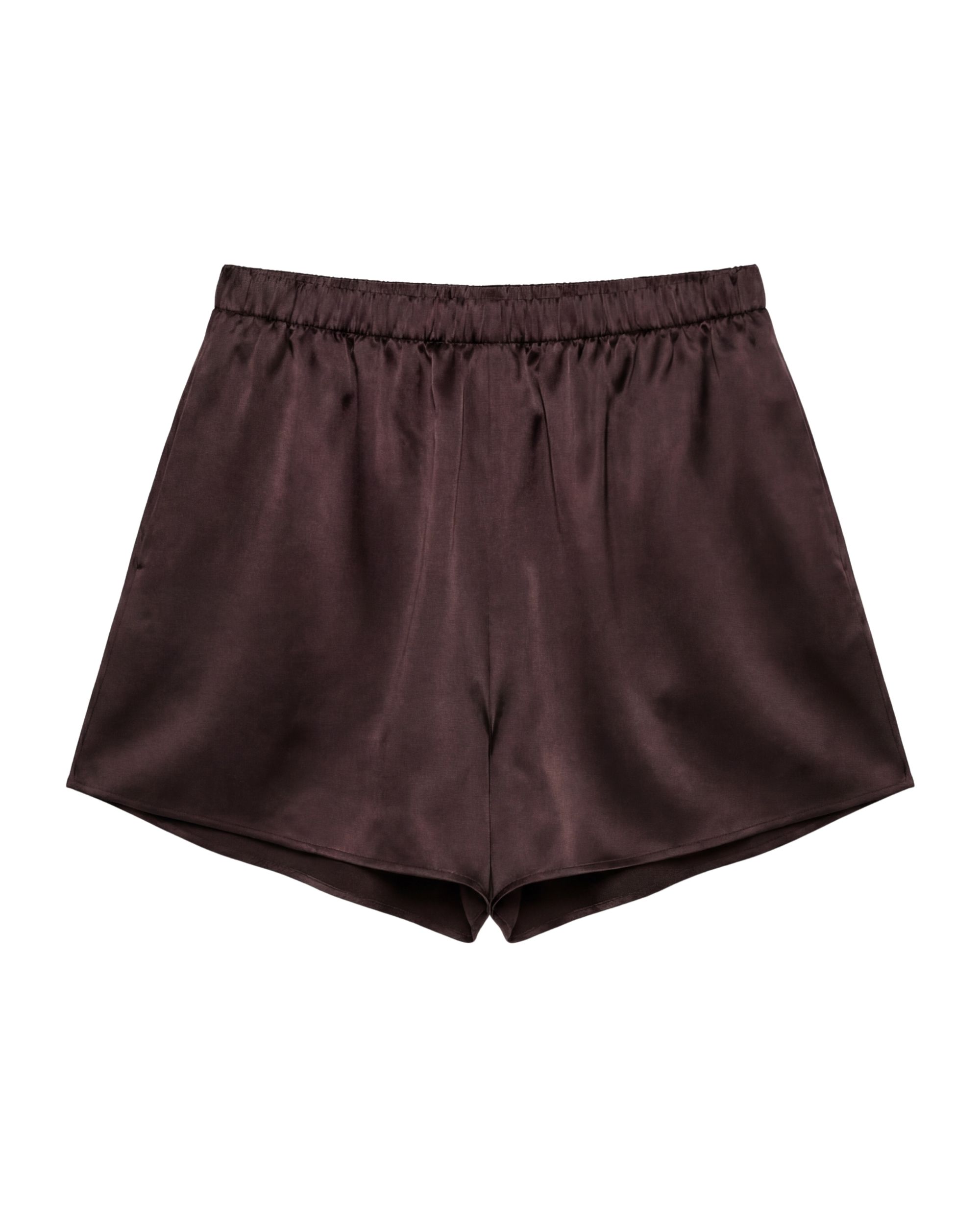 Flow Silk Shorts- dark chocolate