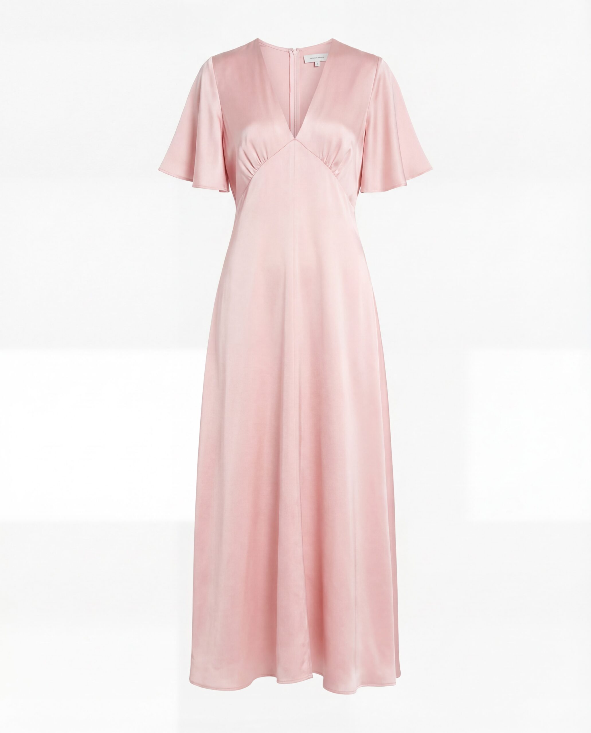 Luna Silk Maxi Dress - rose