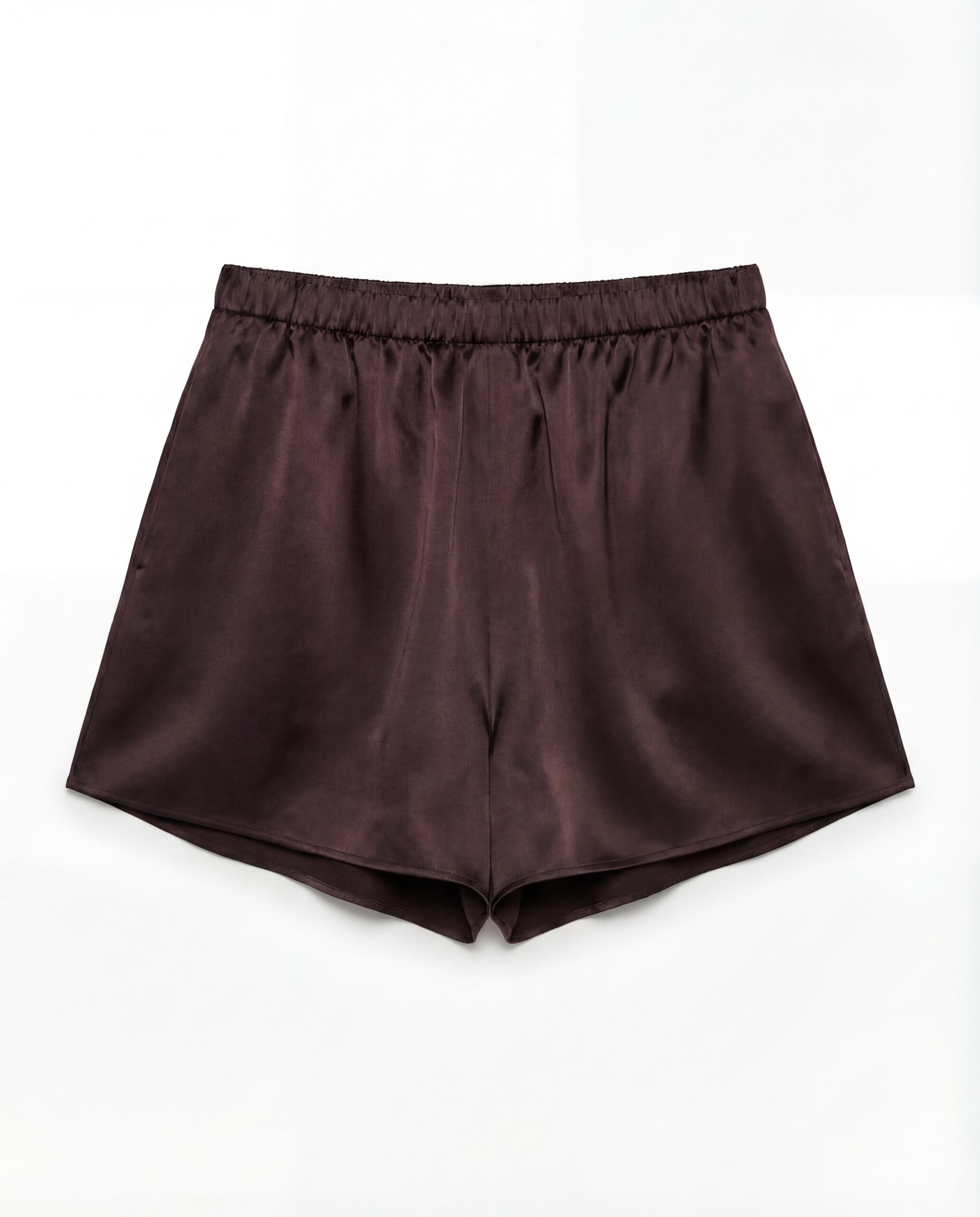 Flow Silk Shorts- dark chocolate