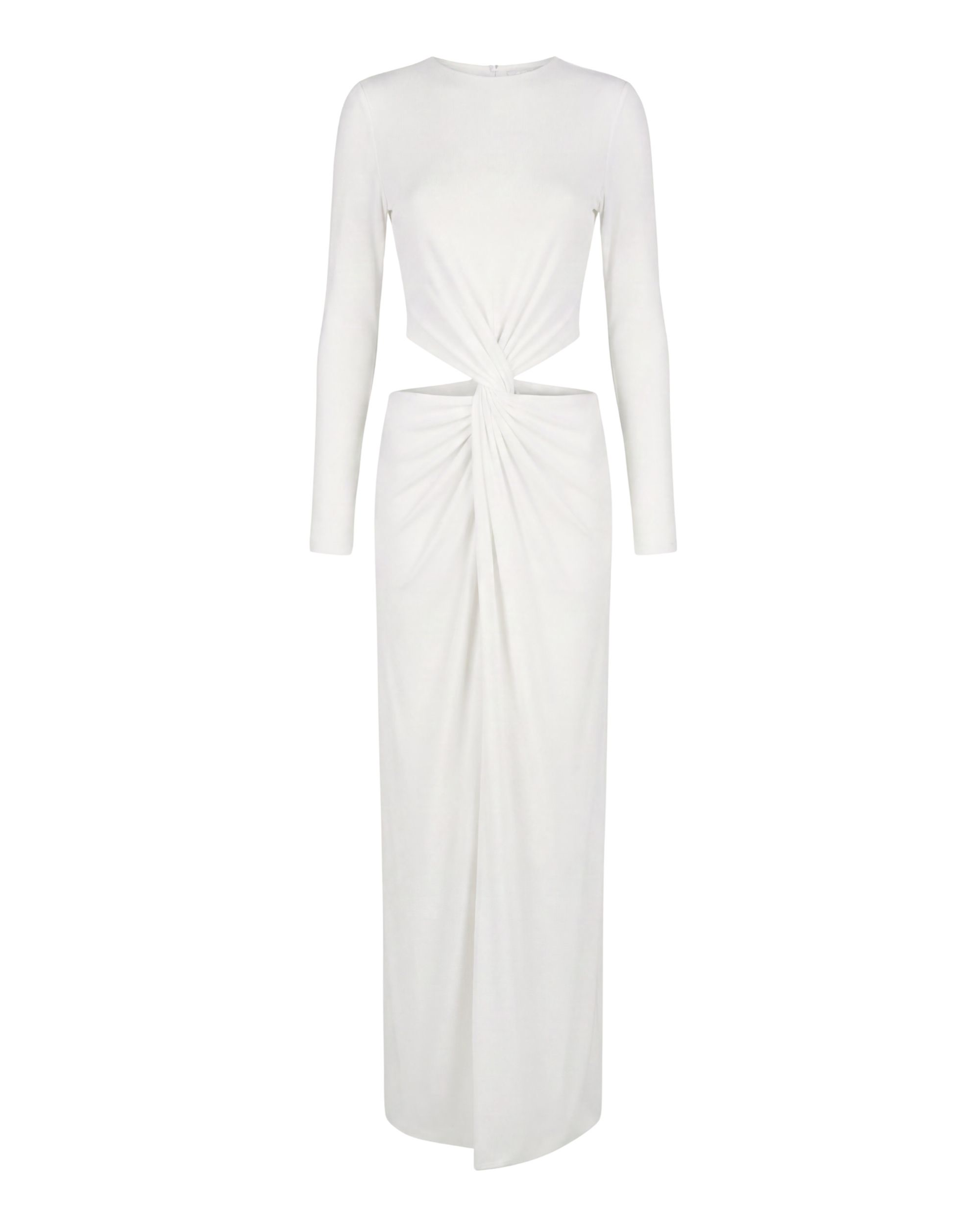 Fame Silk Knit Dress- ecru