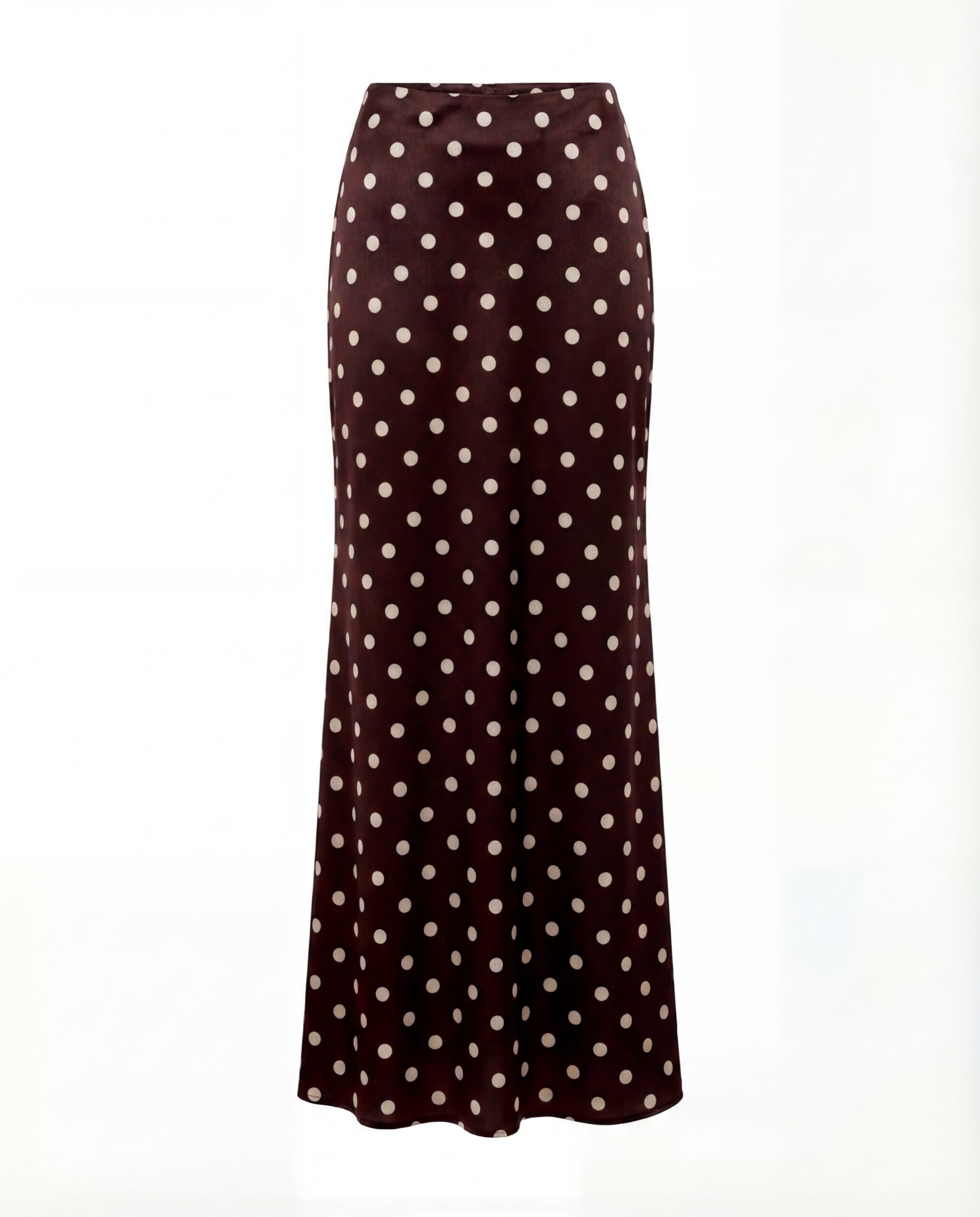 Skilk skirt Pola - chocolate